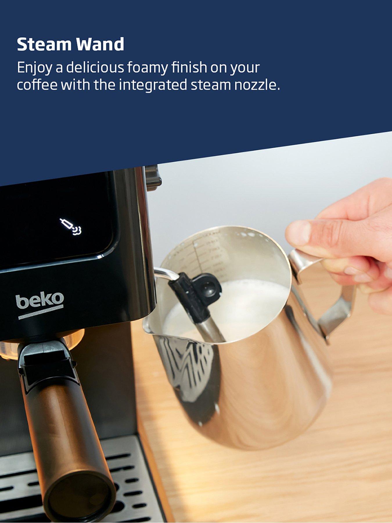  image of beko-caffeexpertotrade-cep5302b-espresso-coffee-machine-with-steam-wand-black