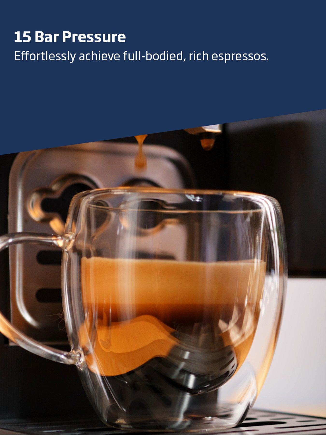  image of beko-caffeexpertotrade-cep5304x-semi-automatic-espresso-coffee-machine-with-integrated-milk-jug-ndash-silver