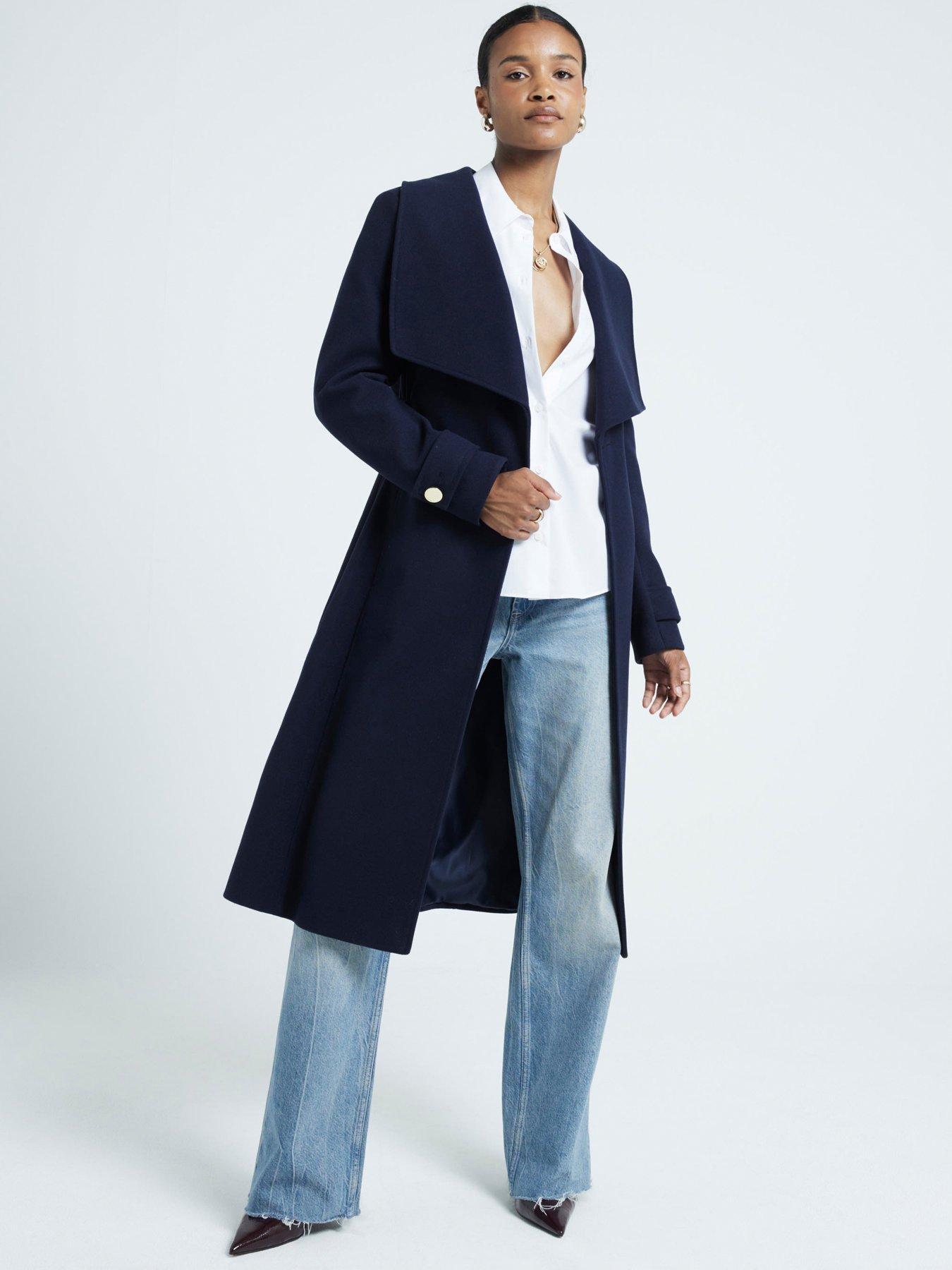 River island vinyl coat sales