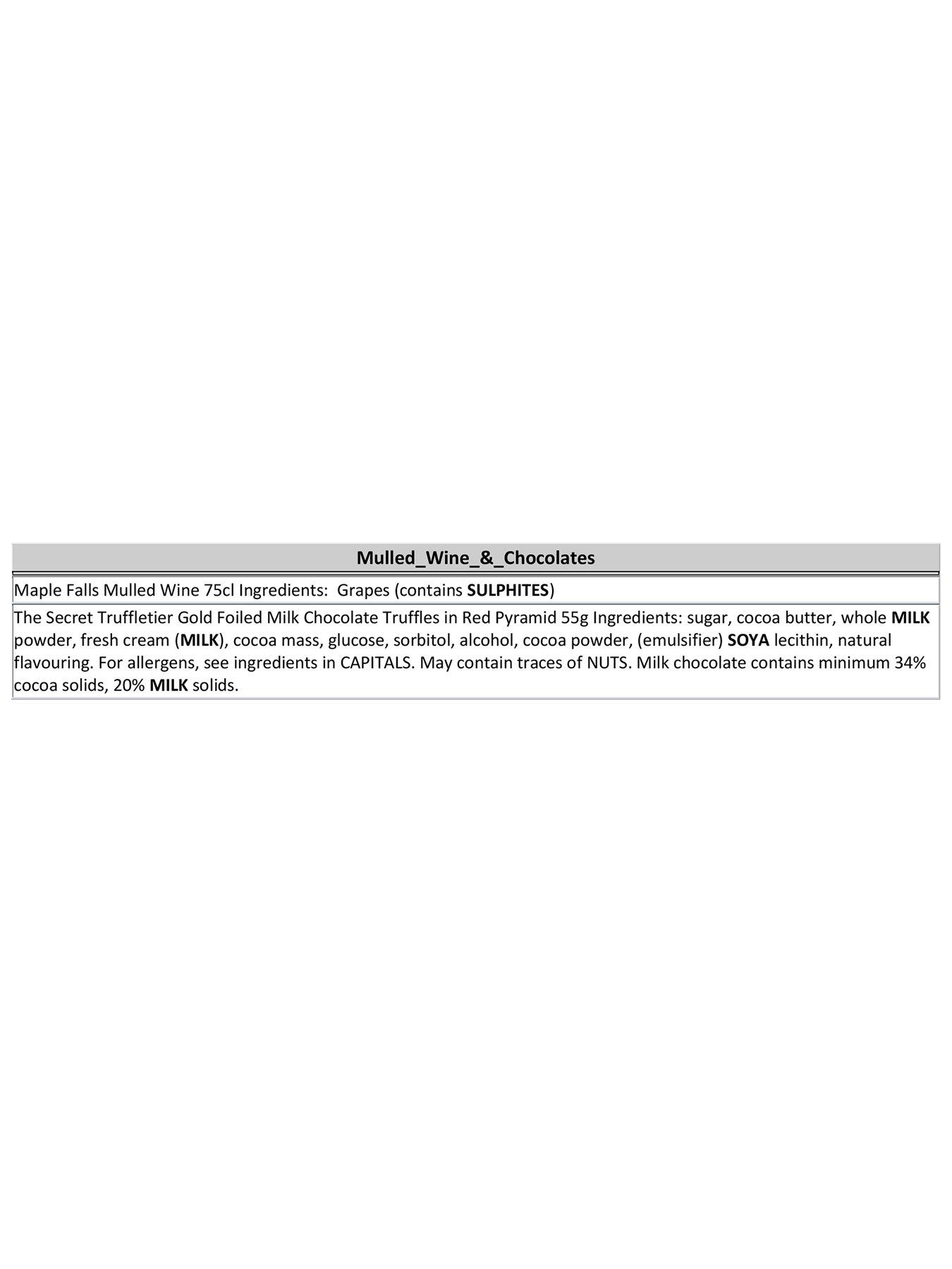 Image 4 of 7 of Virginia Hayward Mulled Wine &amp; Chocolates