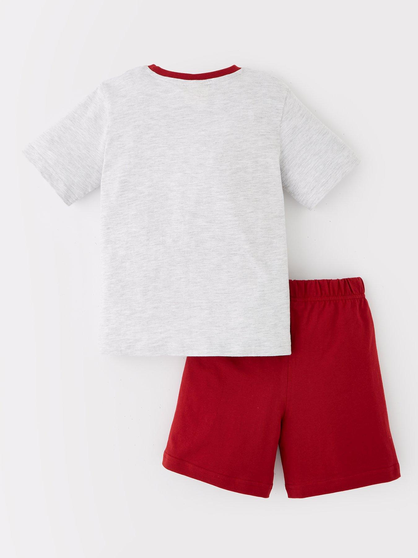 Image 2 of 4 of Barcelona FC Football Club Short Pyjama Set - Burgundy/White