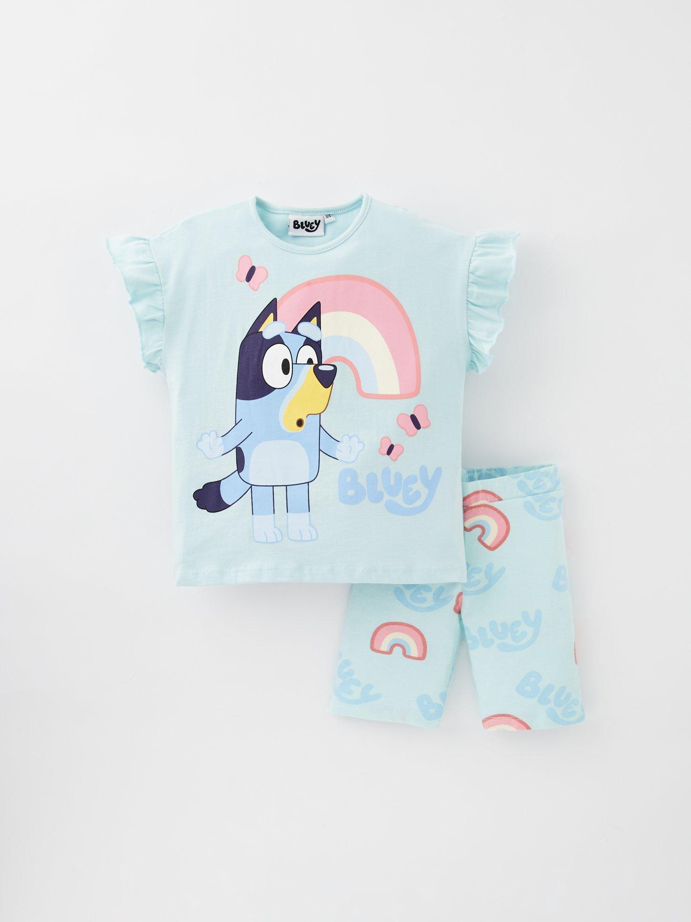 bluey-short-sleeve-top-and-cycling-short-set-blue