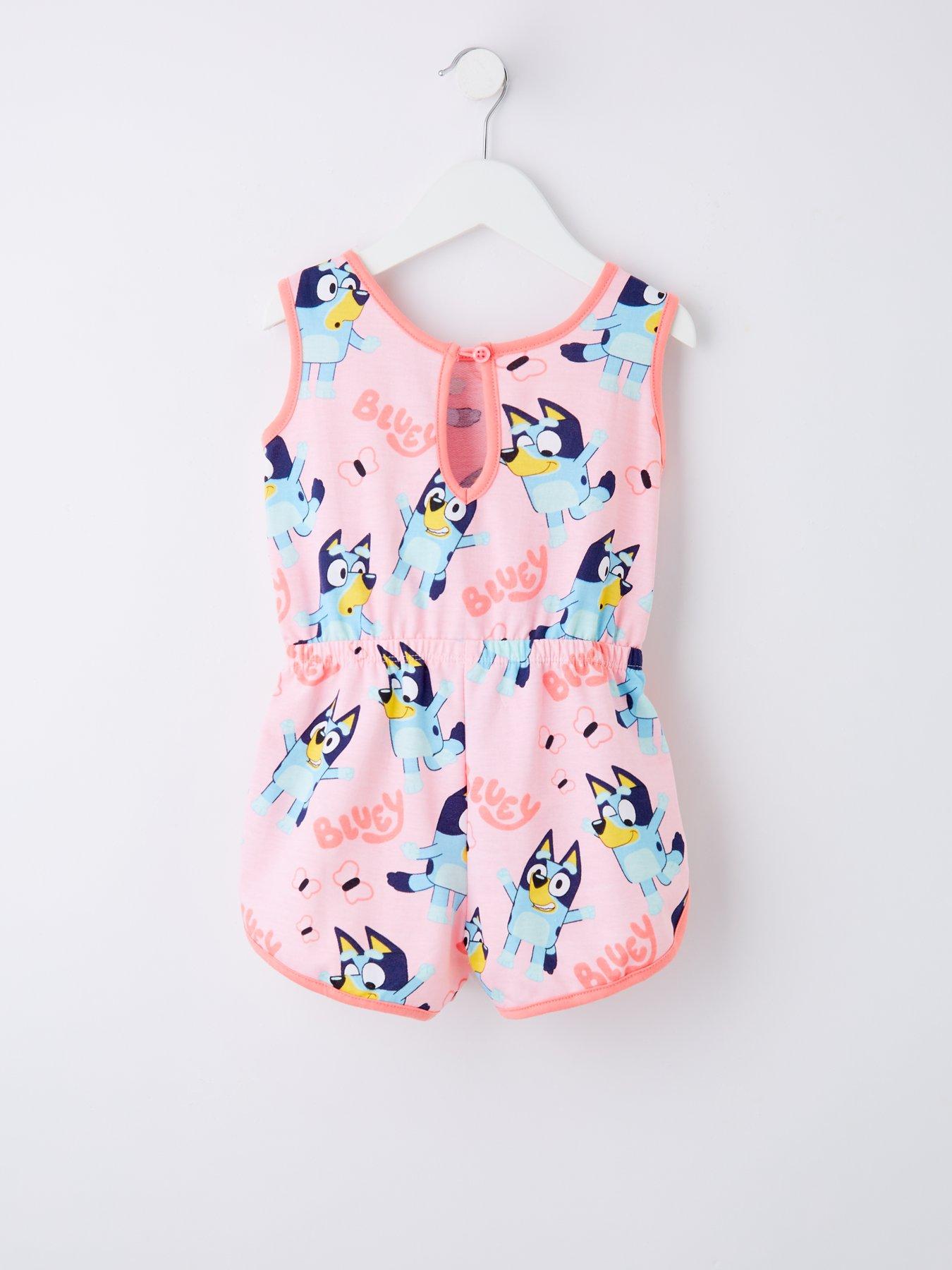  image of bluey-girls-playsuit-pink