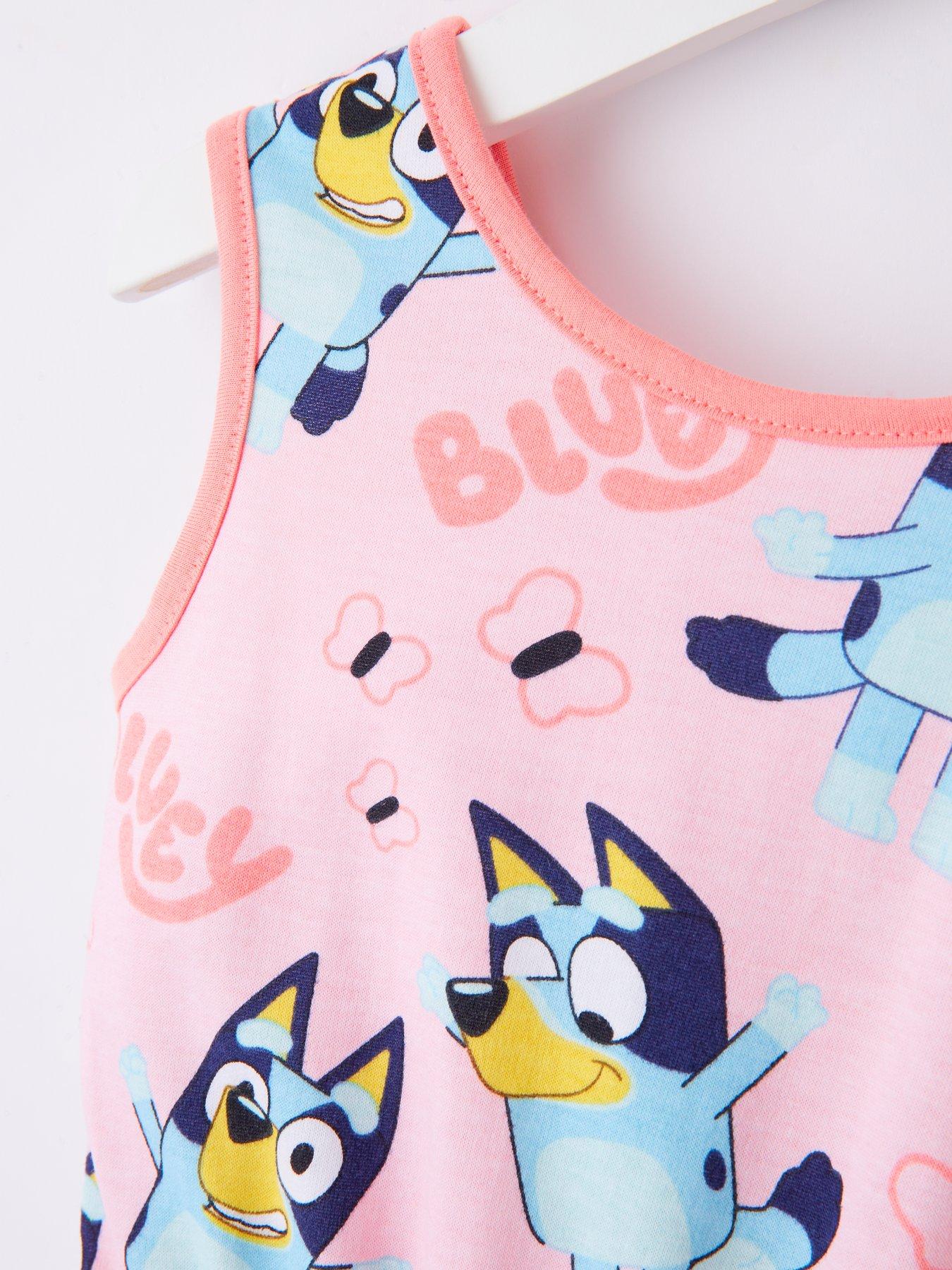  image of bluey-girls-playsuit-pink