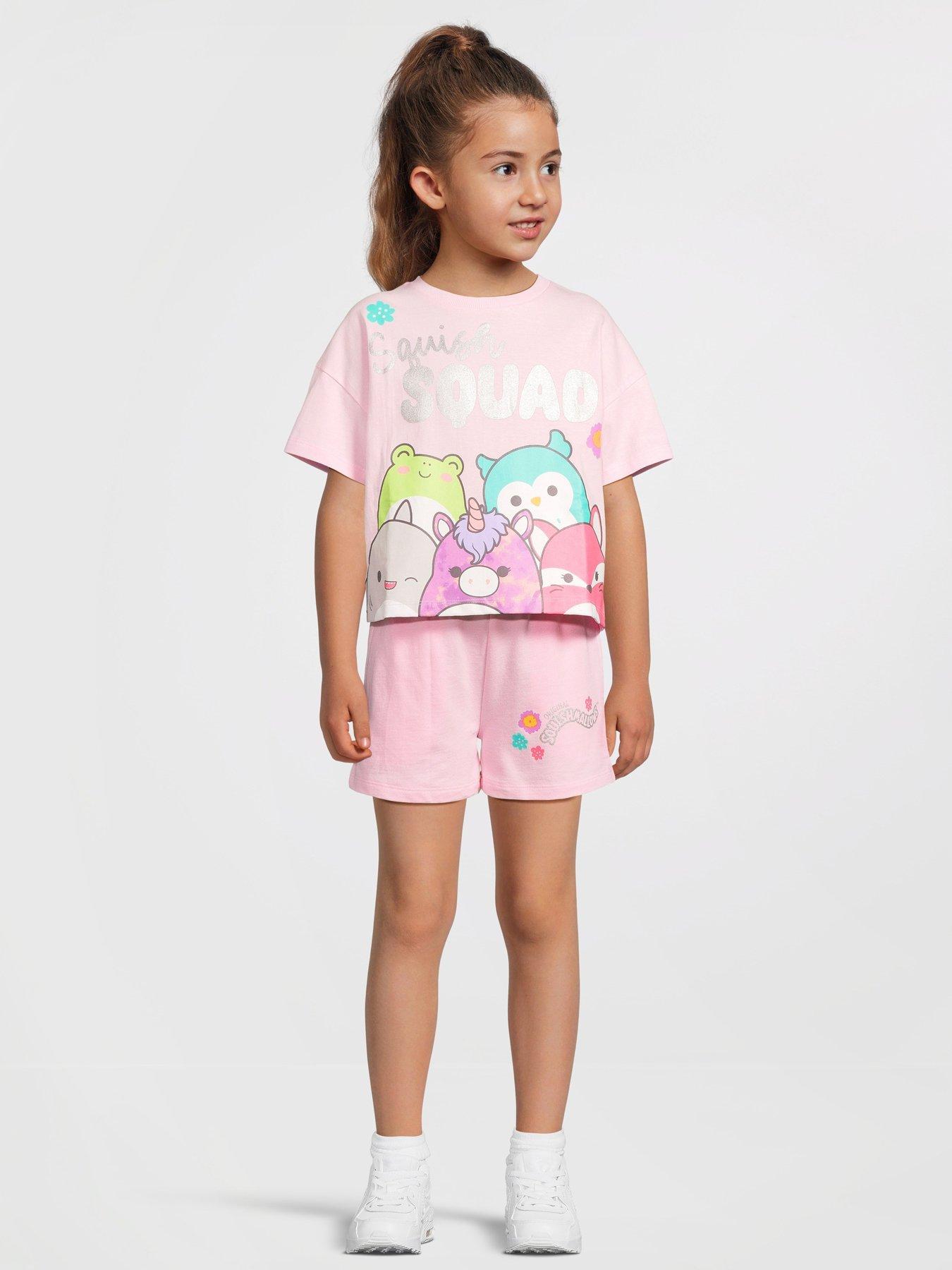 squishmallows-squishmallow-short-sleeve-top-and-short-set-pink