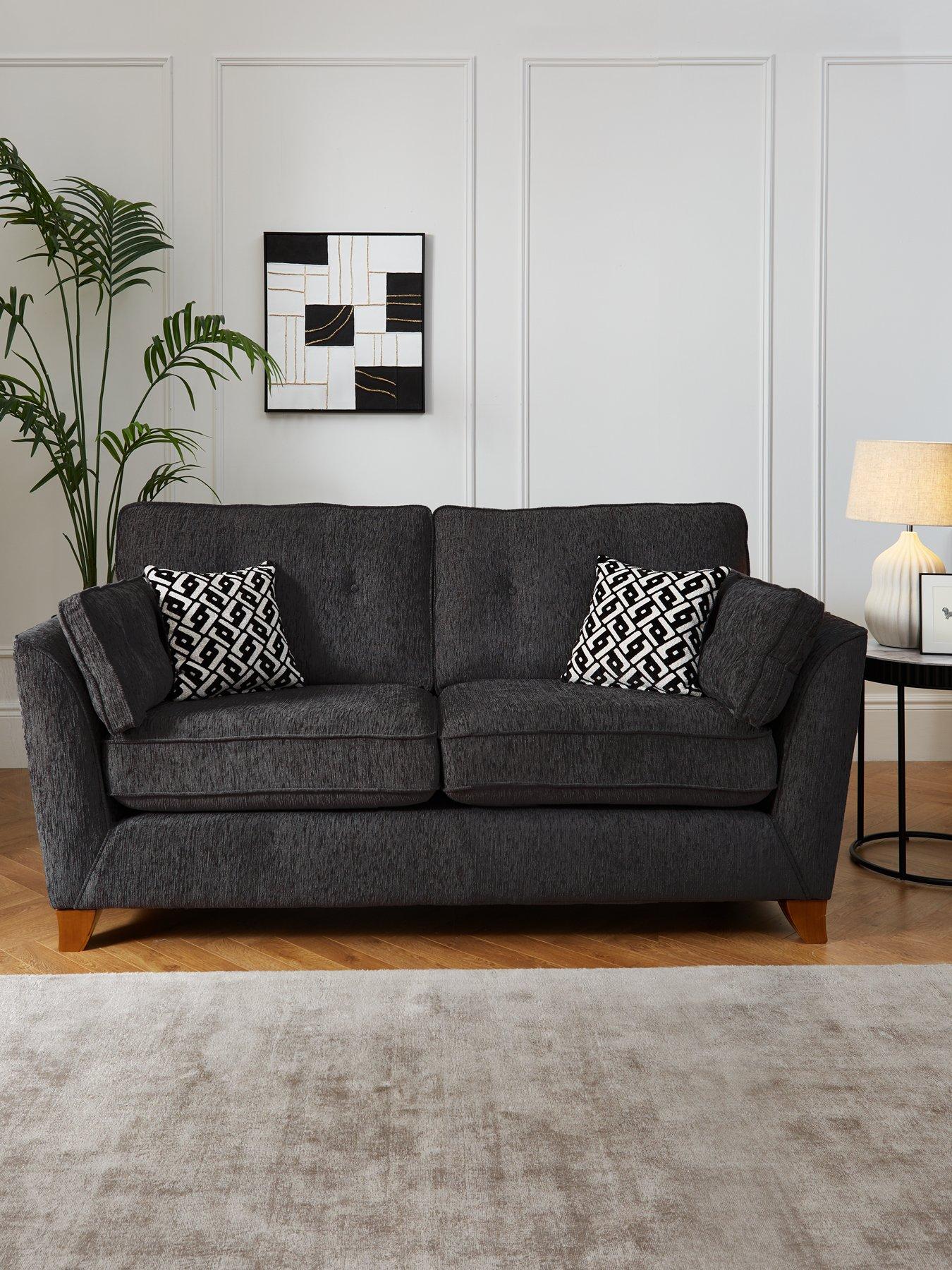 undefined Cullen 2 Standard Back Fabric Sofa - Made in the UK
