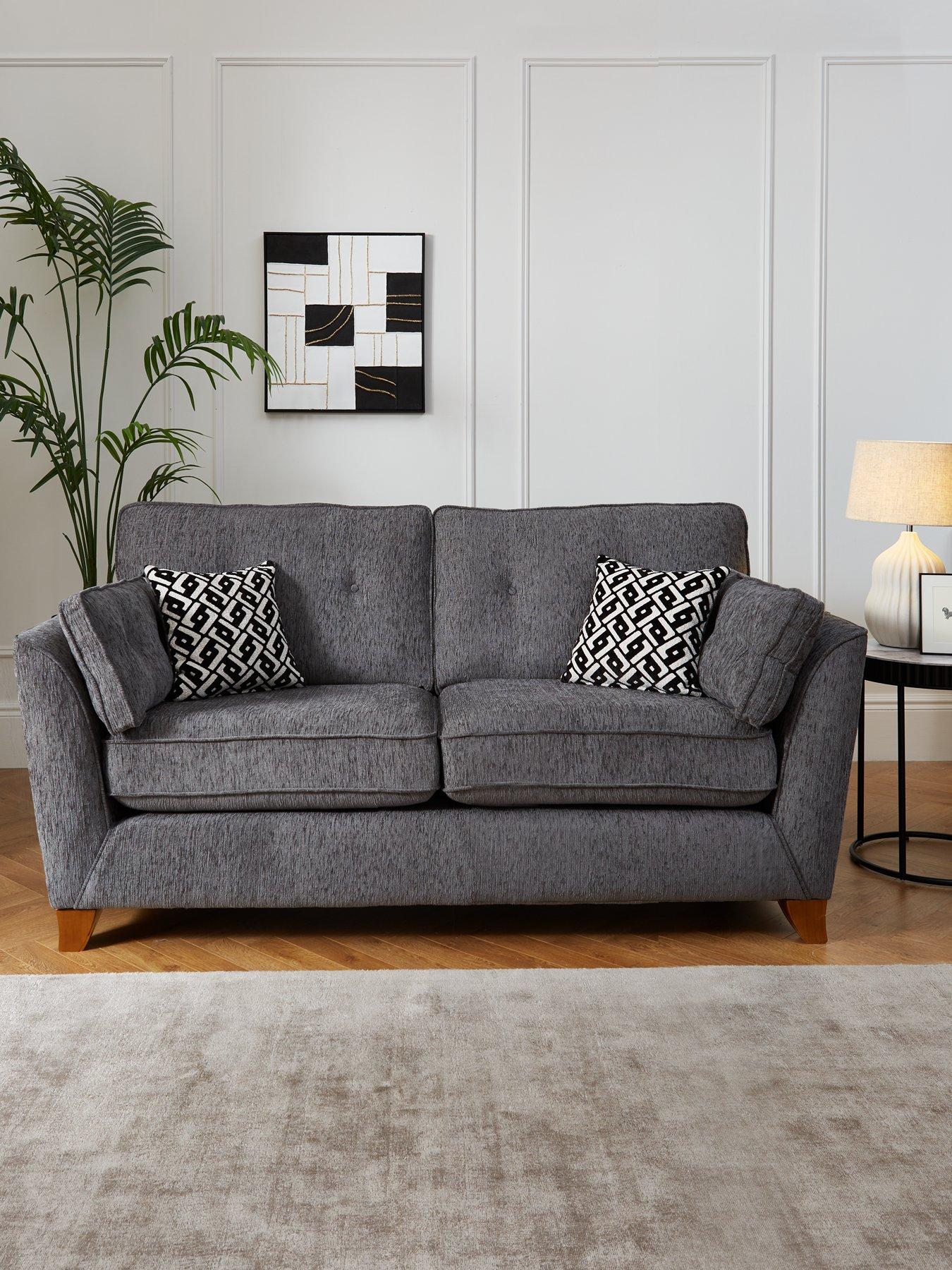 undefined Cullen 2 Standard Back Fabric Sofa - Made in the UK