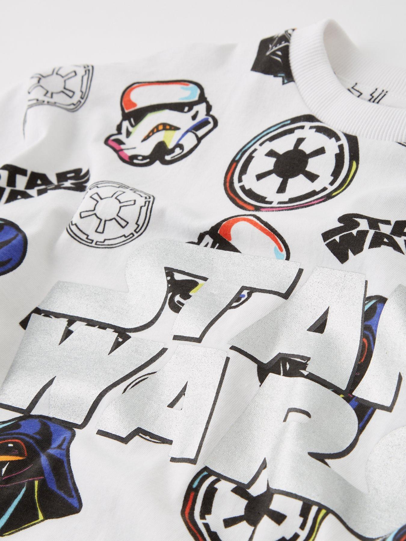  image of star-wars-all-over-print-t-shirt-multi