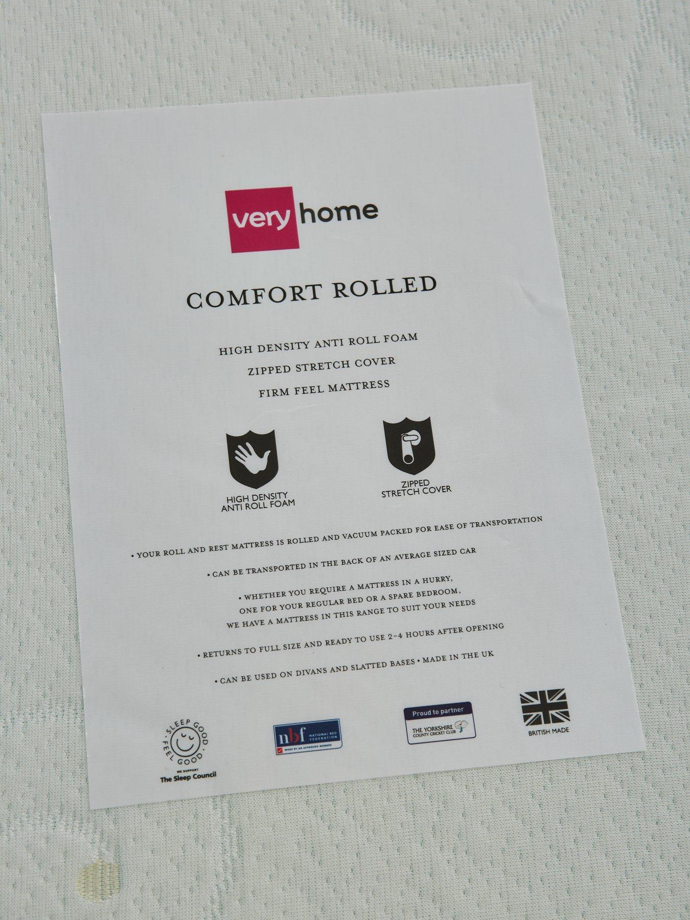 Image 5 of 5 of The Very Collection Comfort Rolled&nbsp;Mattress