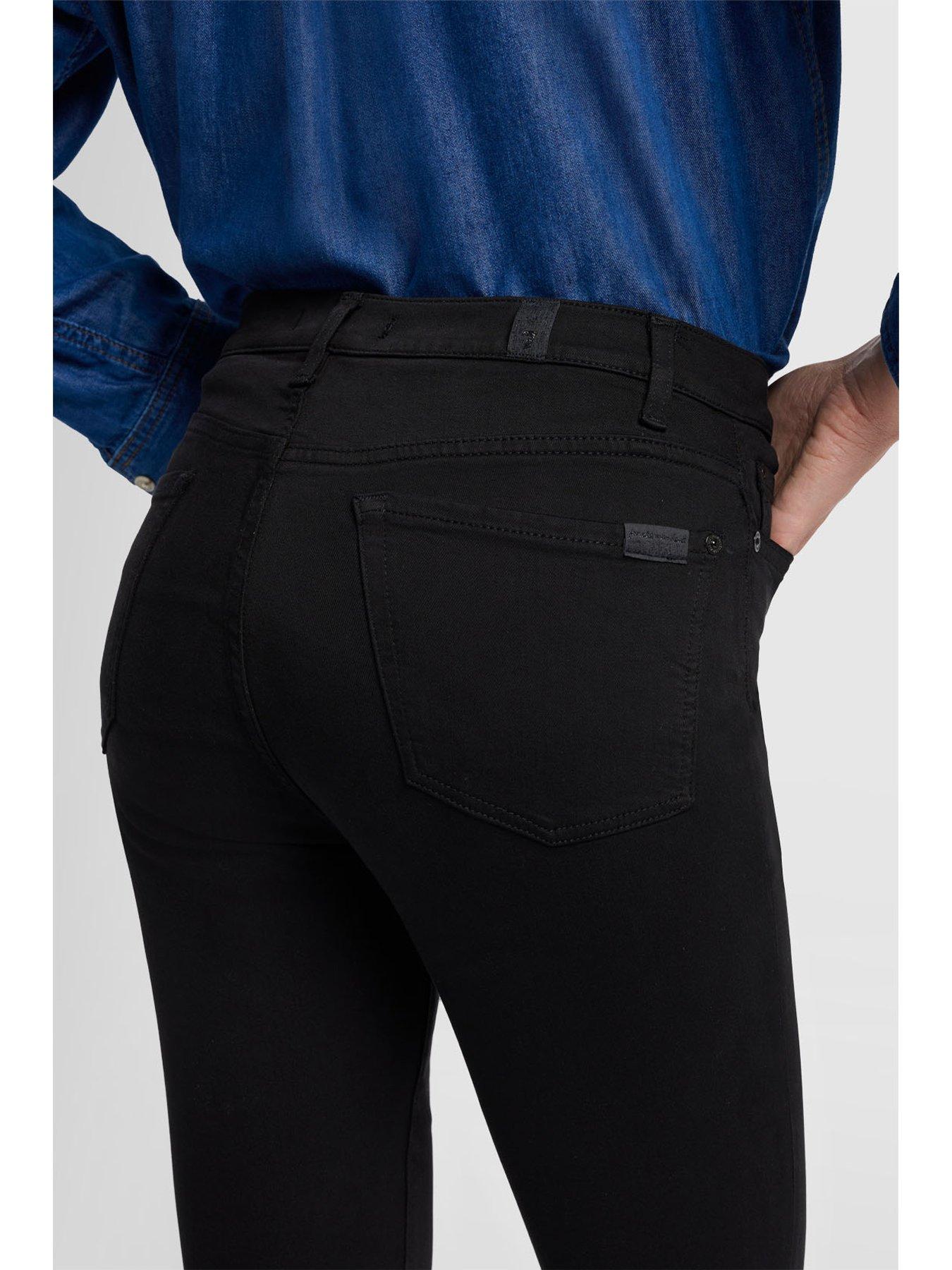  image of 7-for-all-mankind-high-waist-skinny-slim-fit-jeans-black