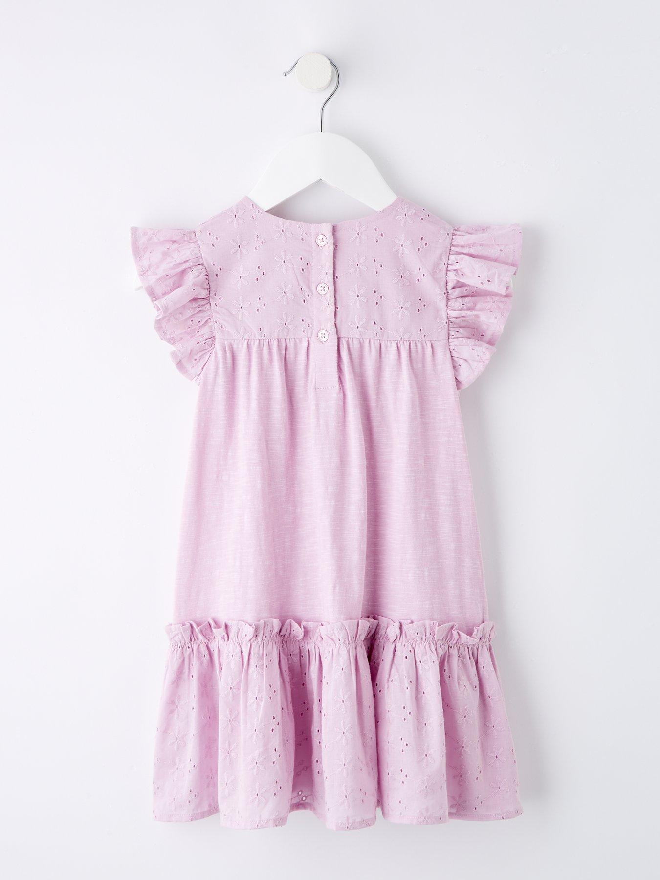 back image of mini-v-by-very-girls-slub-jersey-broderie-trim-dress-lilac
