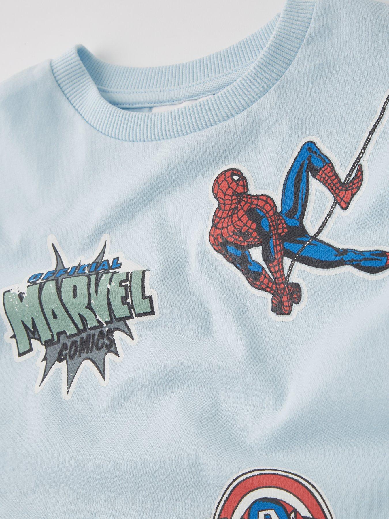  image of marvel-top-and-sweat-shorts-set-multi