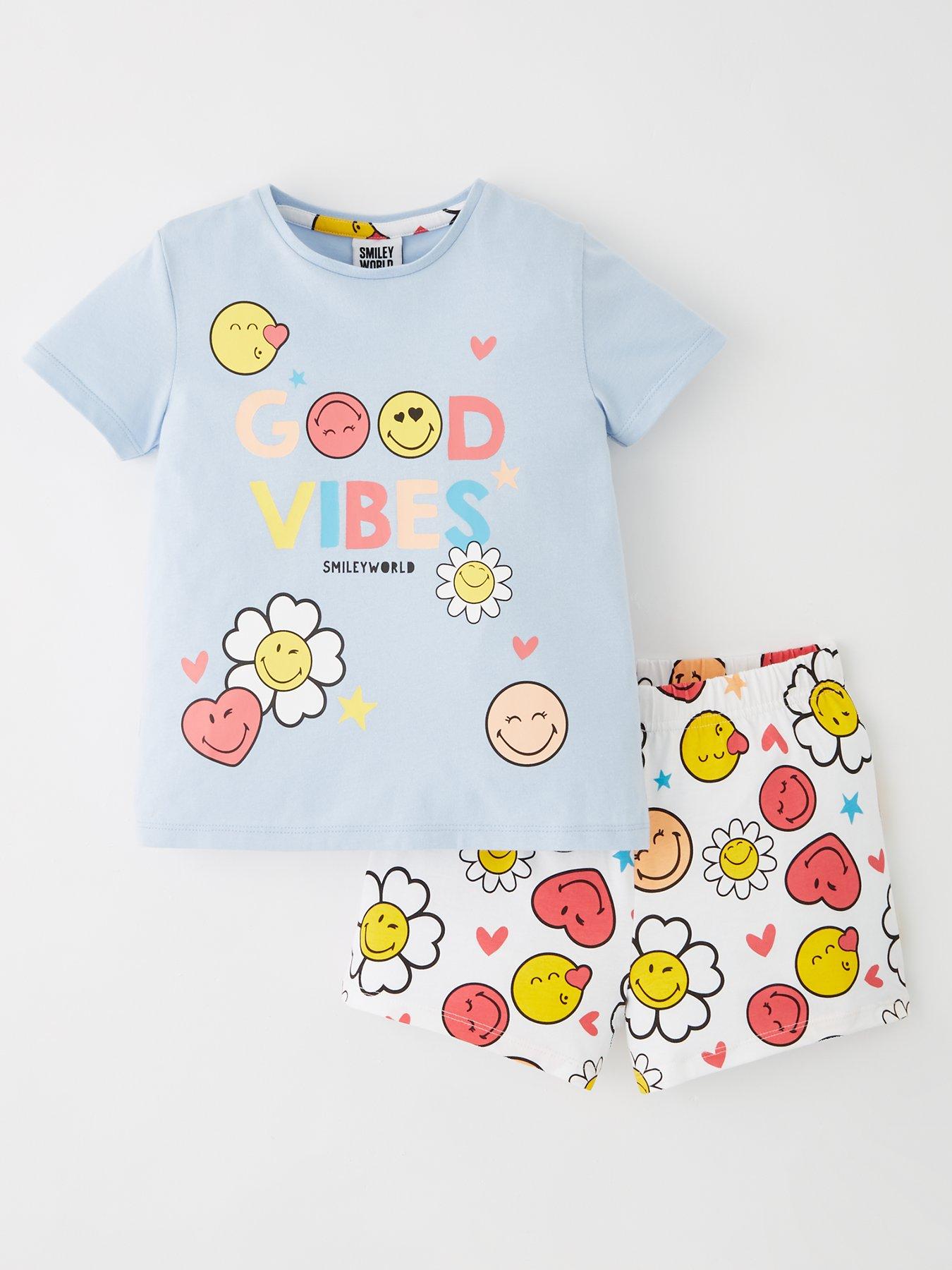 the-smiley-company-good-vibes-short-pyjama-multi