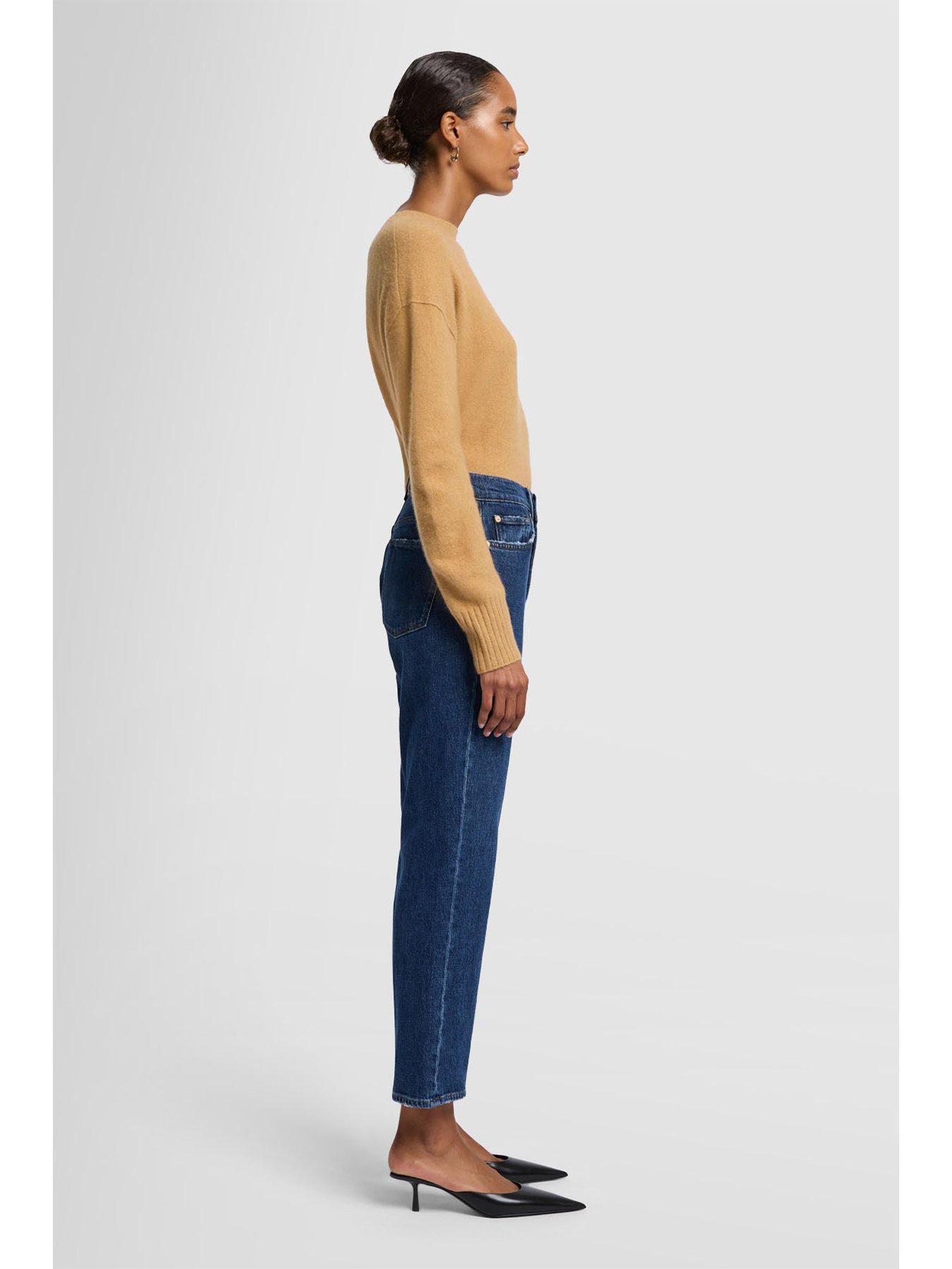  image of 7-for-all-mankind-logan-stovepipe-cropped-straight-jean-dark-blue