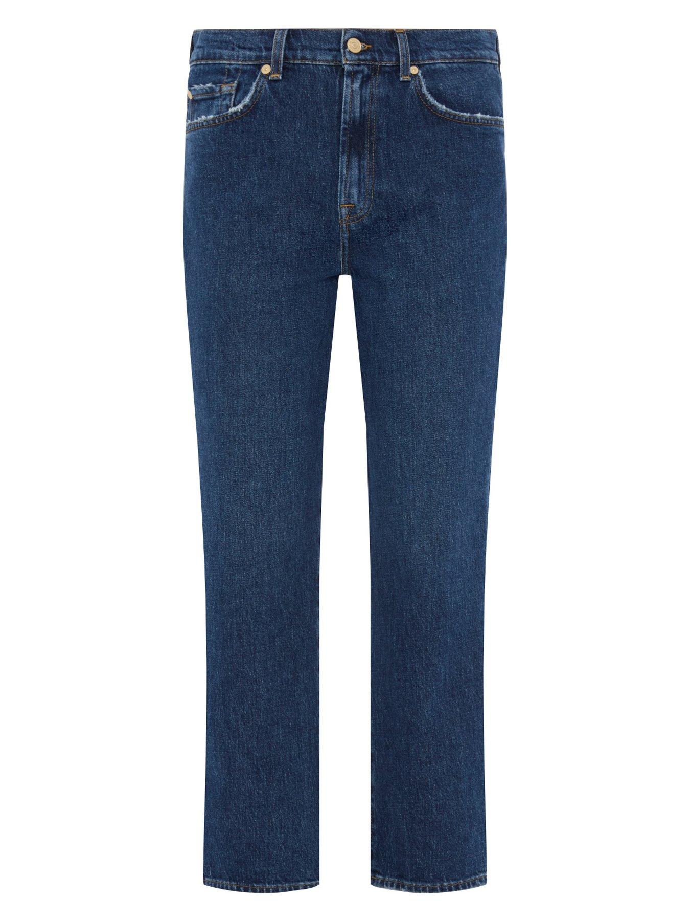  image of 7-for-all-mankind-logan-stovepipe-cropped-straight-jean-dark-blue