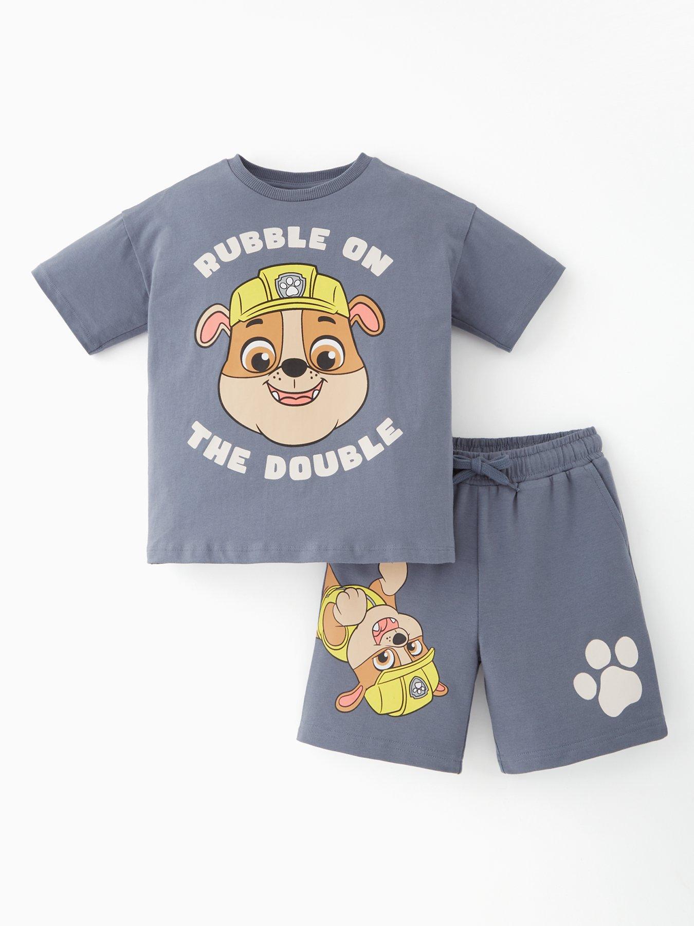 paw-patrol-t-shirt-and-short-set-grey