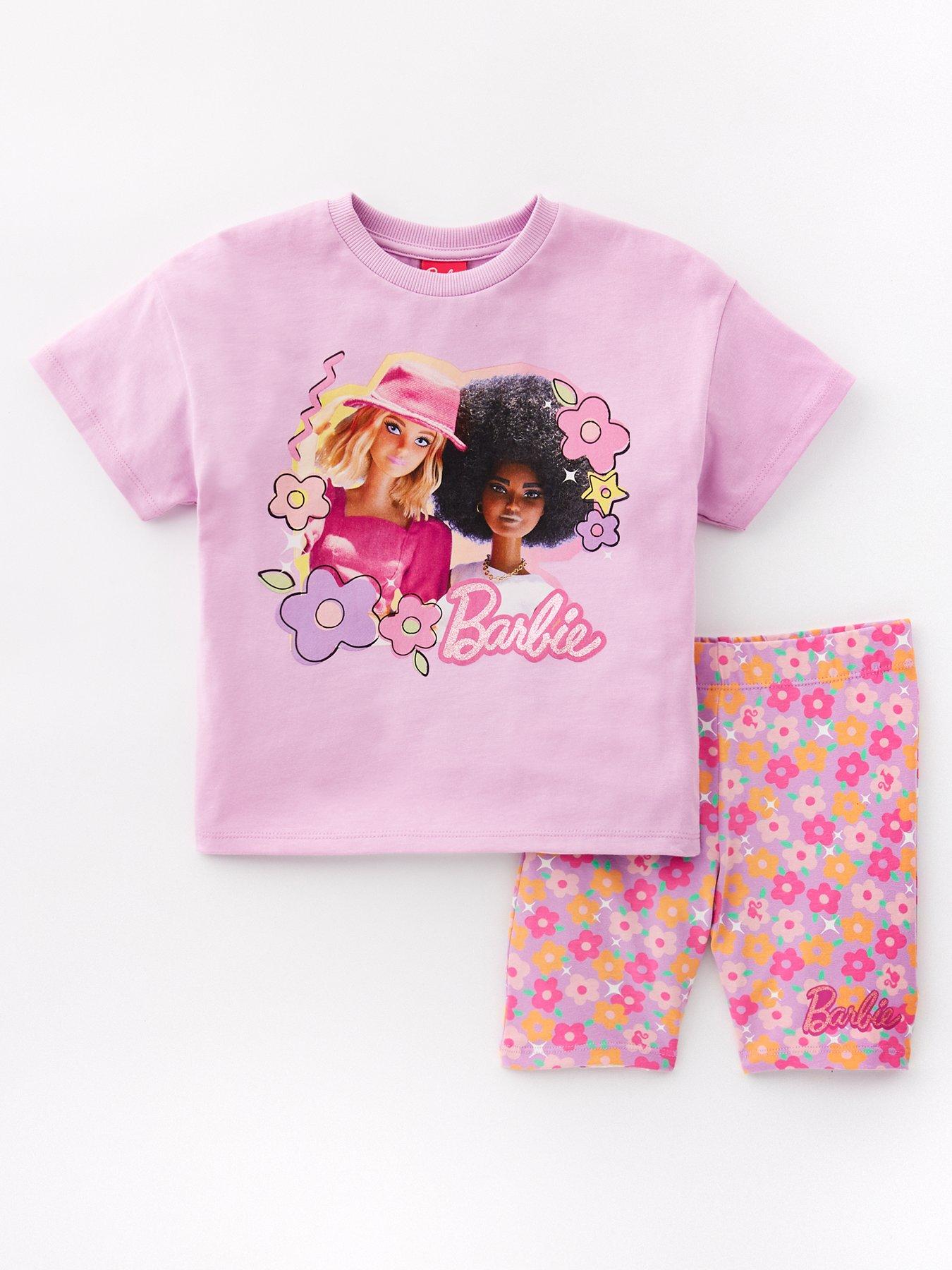 barbie-short-sleeve-top-and-cycling-short-set