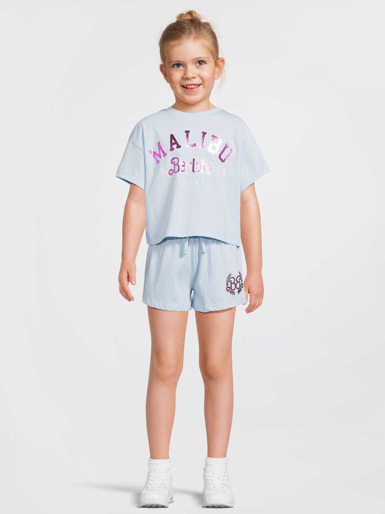 barbie-barbie-malibu-sports-short-set-white
