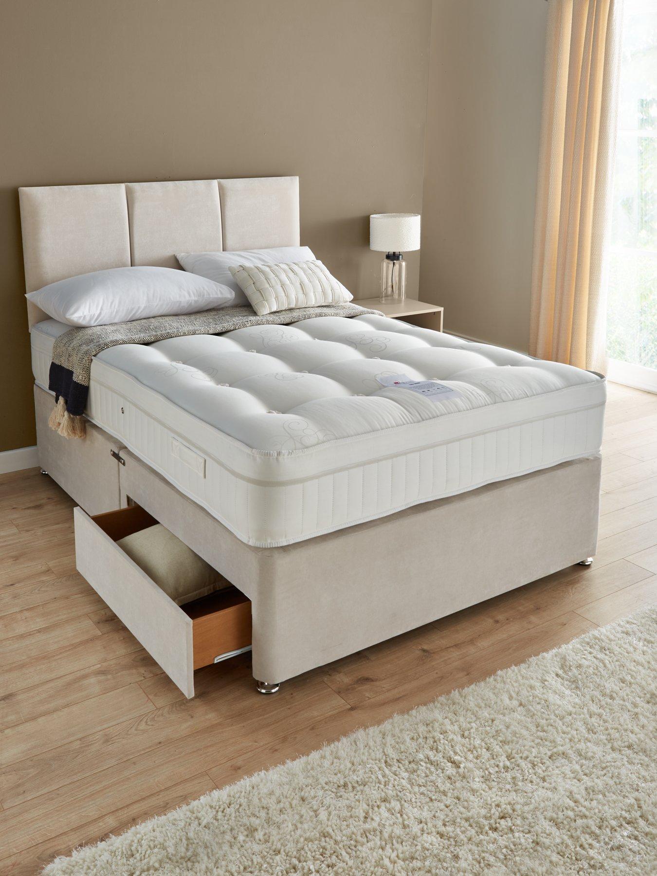 Very Home Sheridan Divan Base, Comfort 2000 Mattress and Headboard - FSC® Certified
