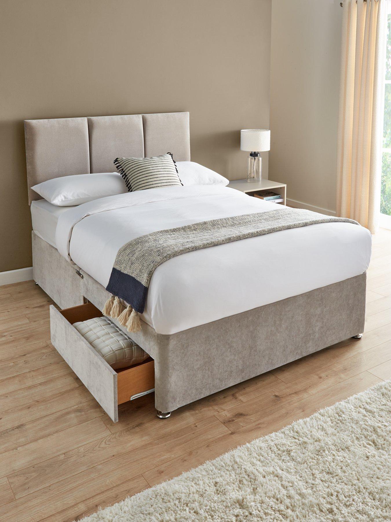  image of very-home-sheridan-divan-base-comfort-2000-mattress-and-headboard-fscreg-certified