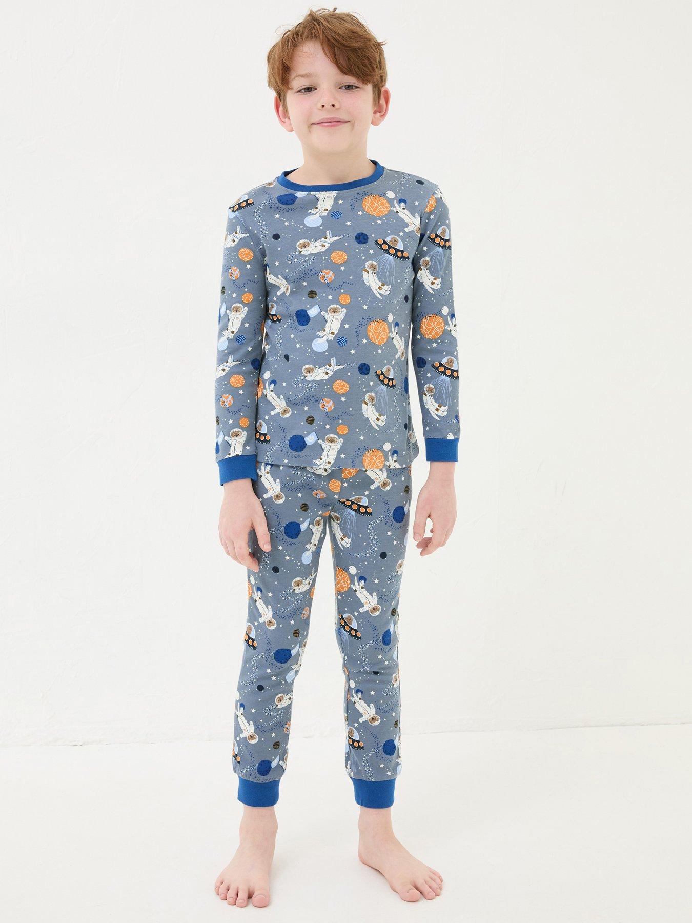 undefined Boys Otter Snug Pyjama Set - Blue