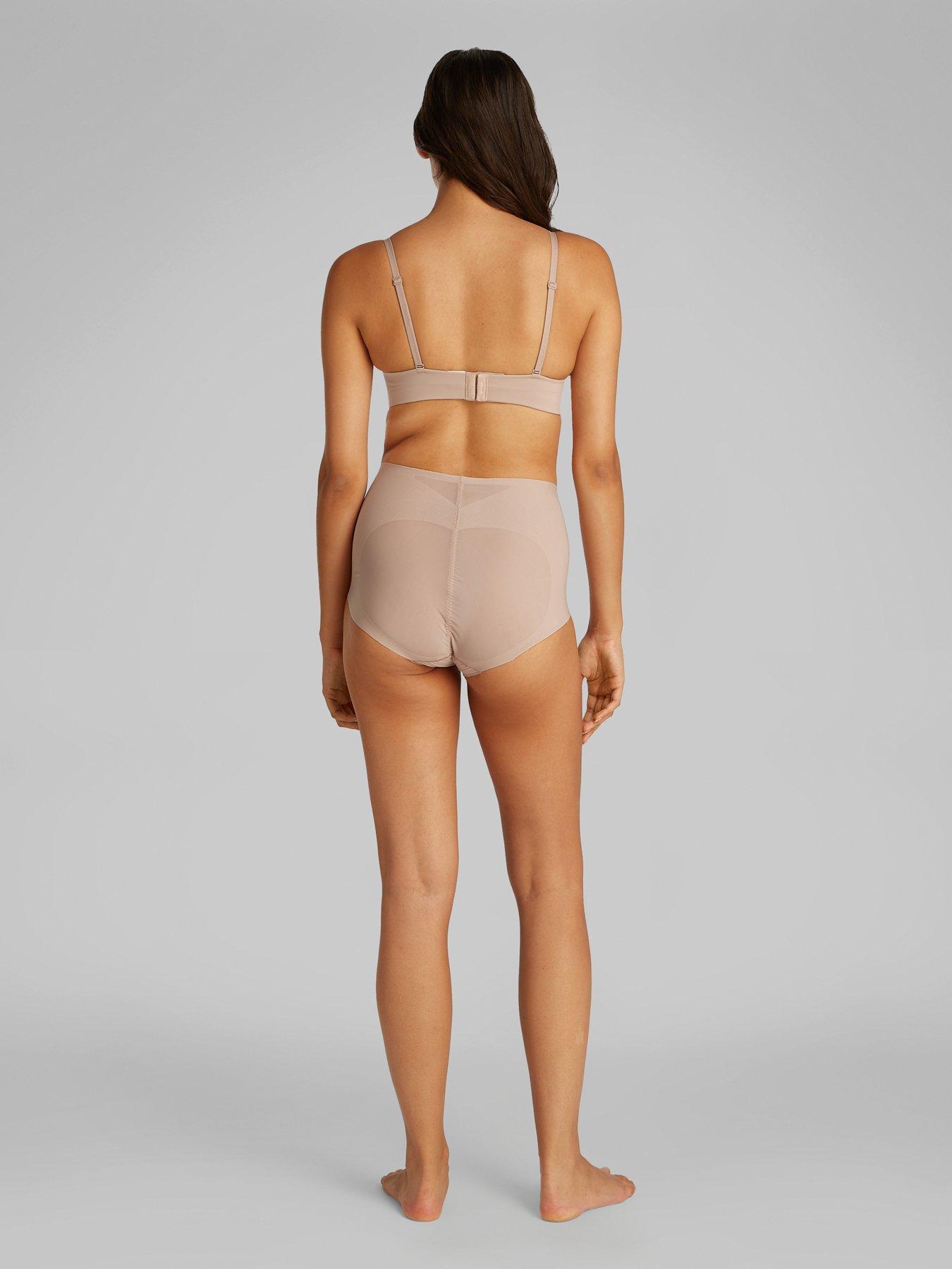 Image 3 of 5 of Calvin Klein Perfectly Fit Strapless Push Up Bra - Beige