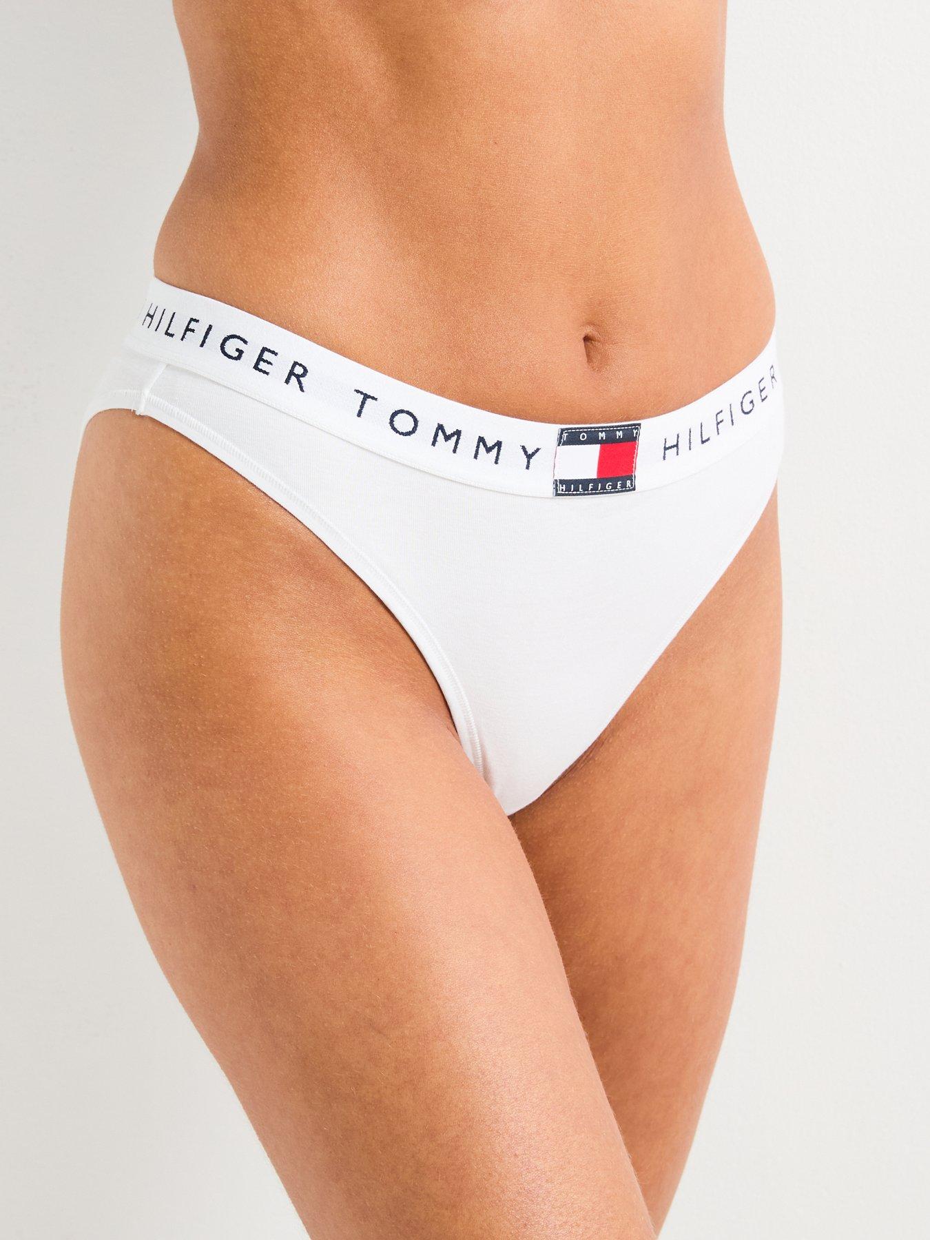 Image 1 of 4 of Tommy Hilfiger Heritage Cotton Bikini Brief - White