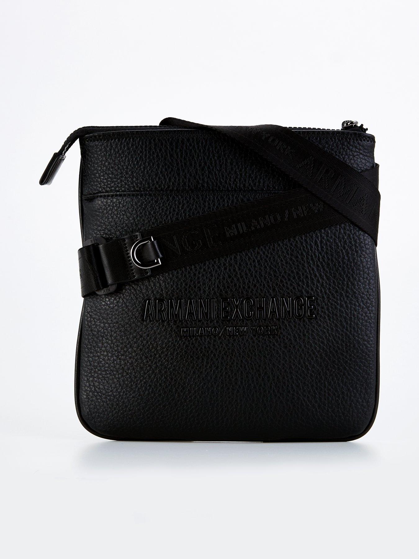 armani-exchange-miami-side-logo-flat-crossbody-bag-black