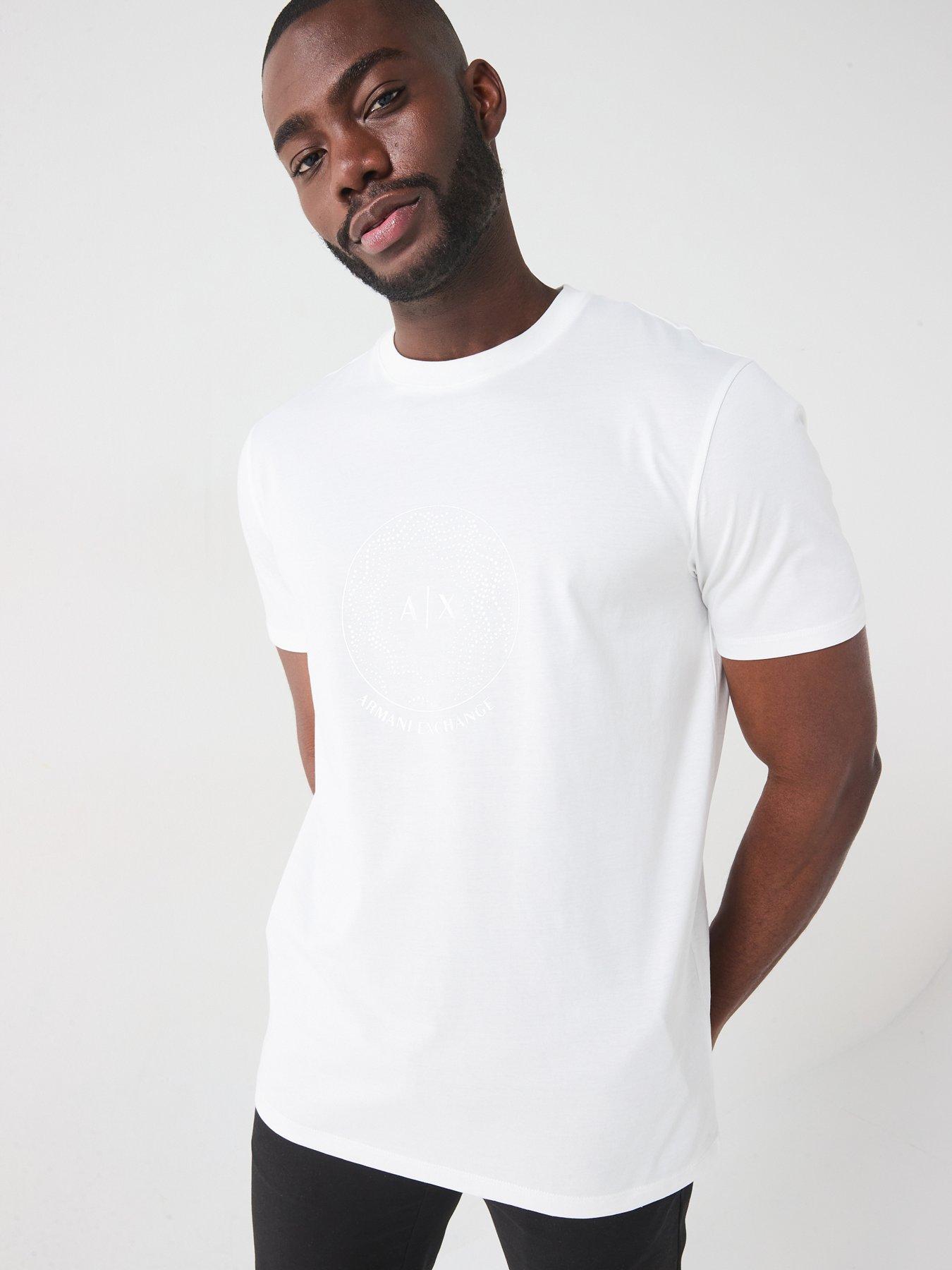 undefined Ax Left Chest Logo T-Shirt - Off White