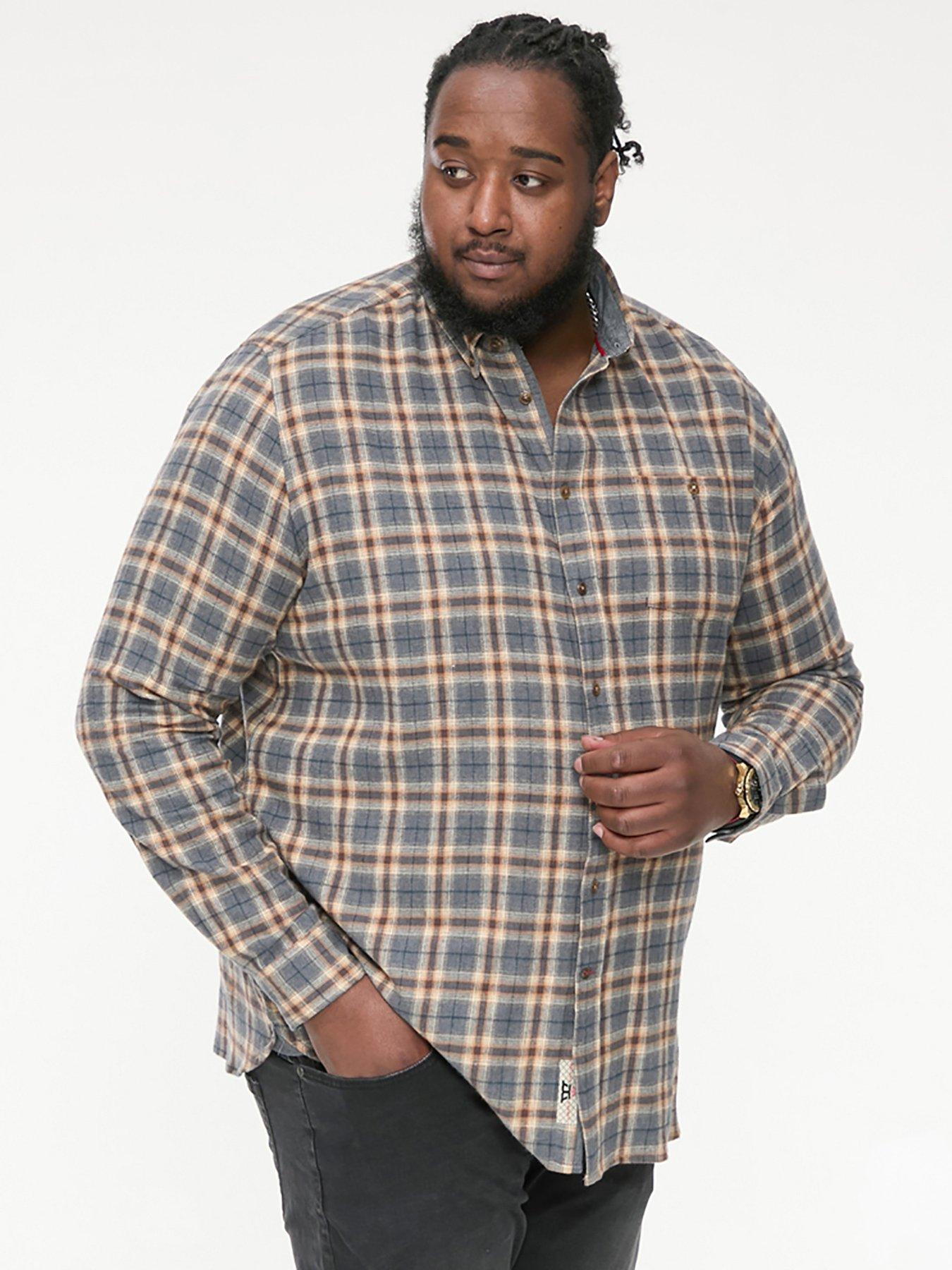 Image 1 of 4 of D555 Scarpa Check Shirt - Tan/Grey