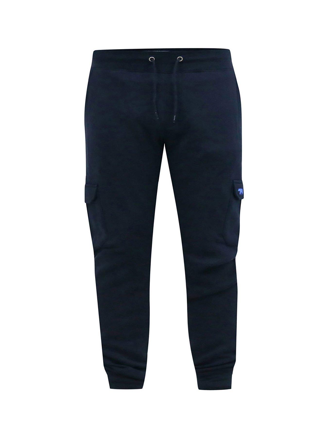  image of d555-tilden-cargo-pocket-cuffed-joggers-navy