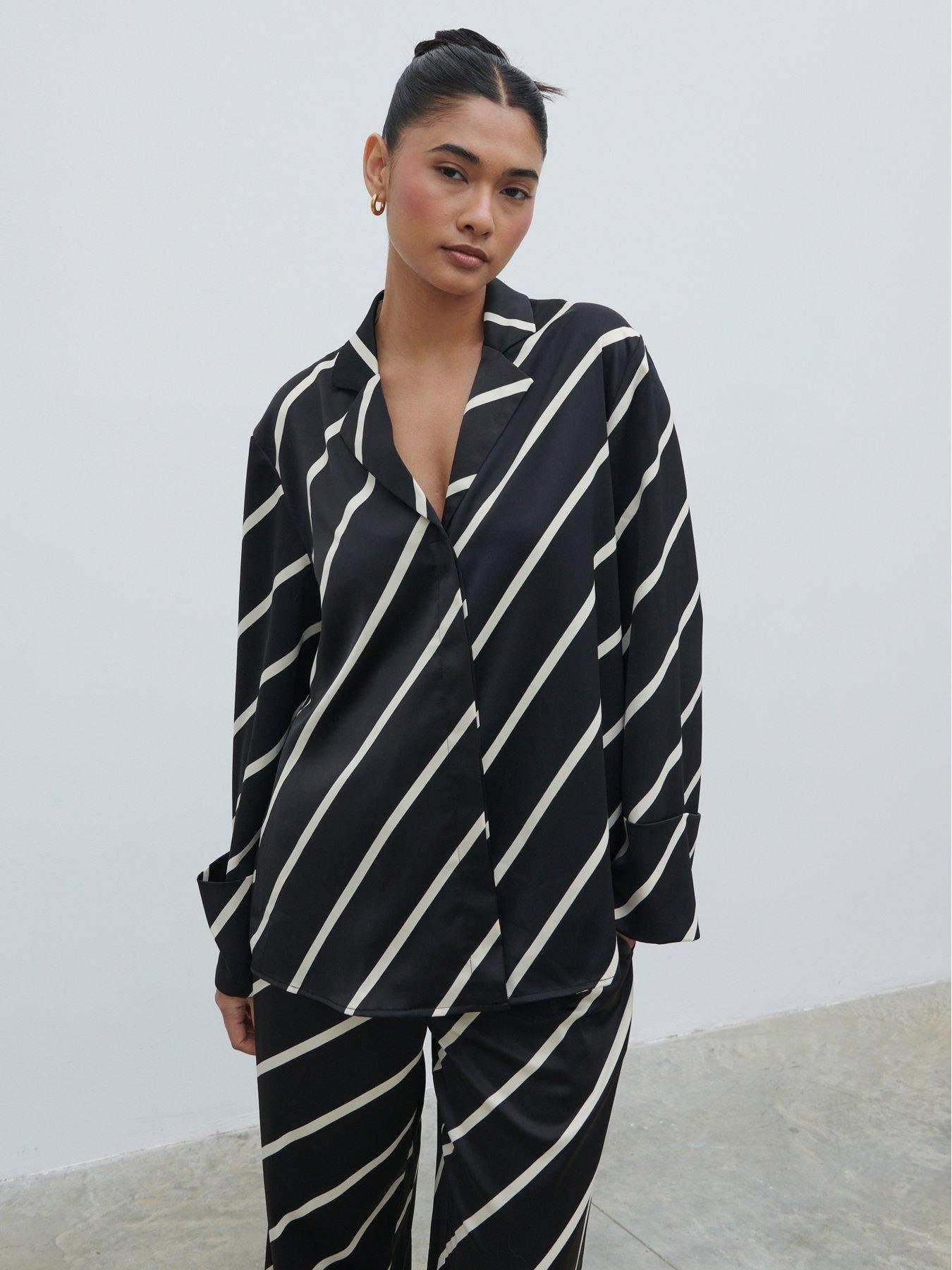 pretty-lavish-bobbi-relaxed-stripe-shirt-black-amp-cream