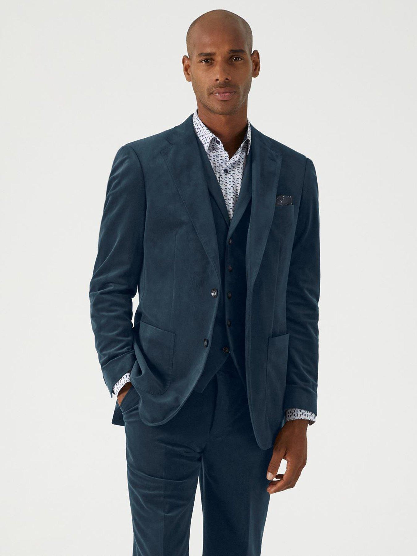 undefined Atkinson Corduroy Tailored Fit Suit Jacket