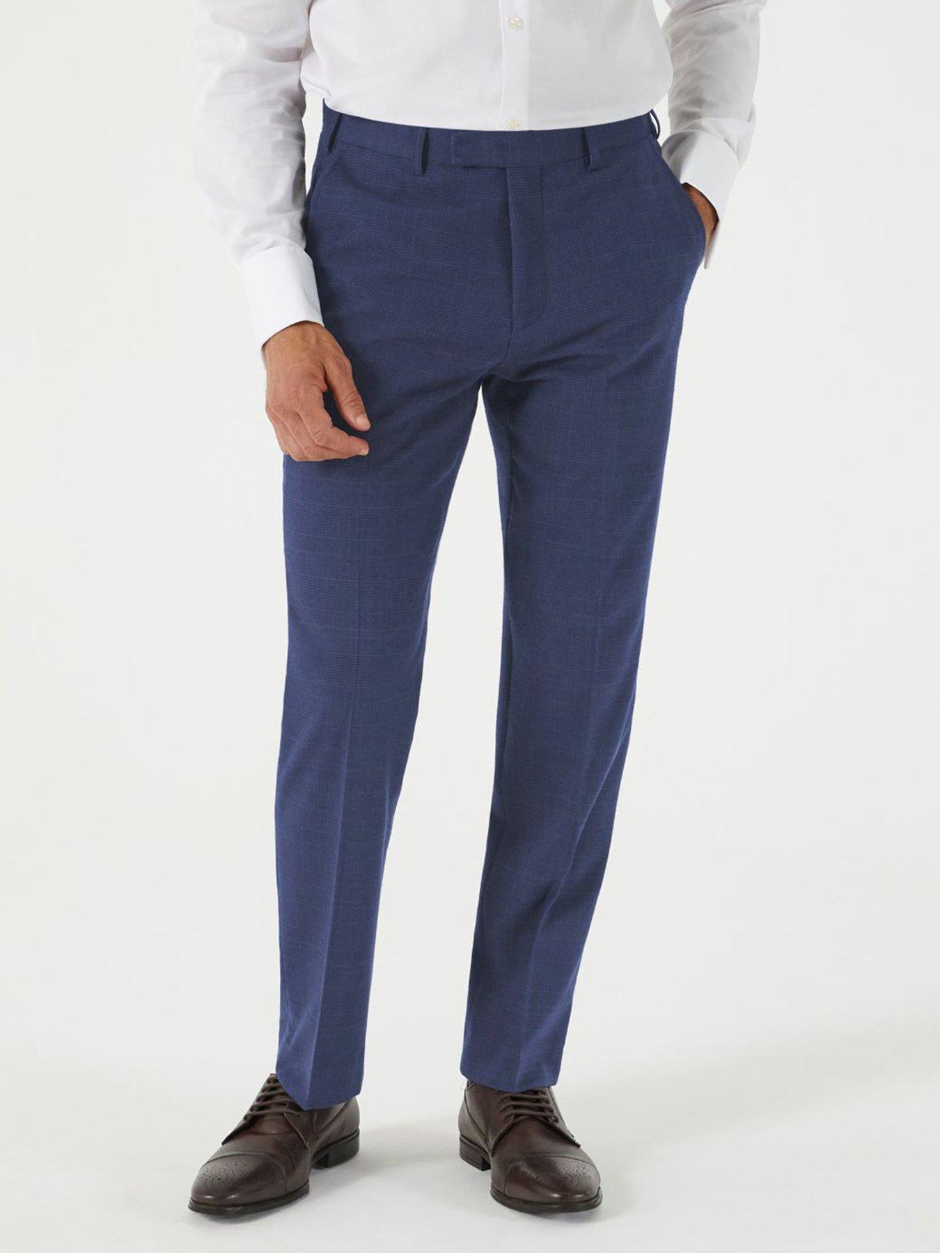 skopes-guildford-check-tailored-fit-suit-trousers-navy