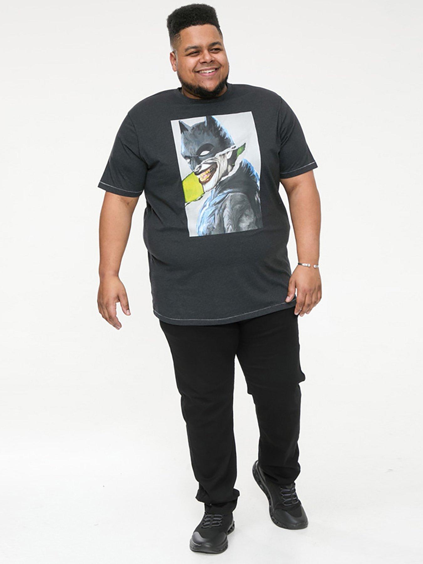 Image 2 of 4 of D555 Martin Official Batman/Joker T-Shirt - Black