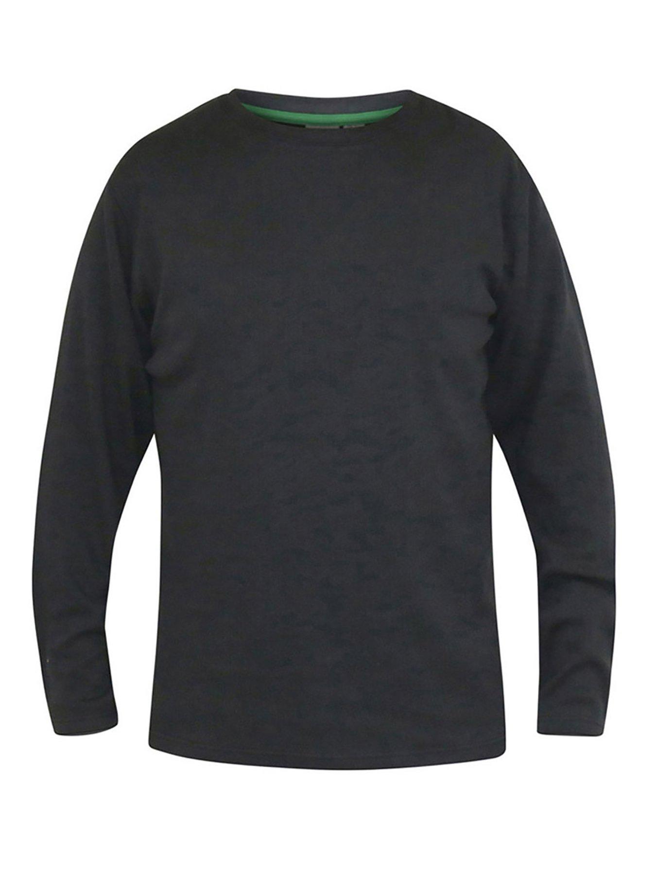 Image 3 of 5 of D555 Exeter Thermal Long Sleeve T-Shirt - Black
