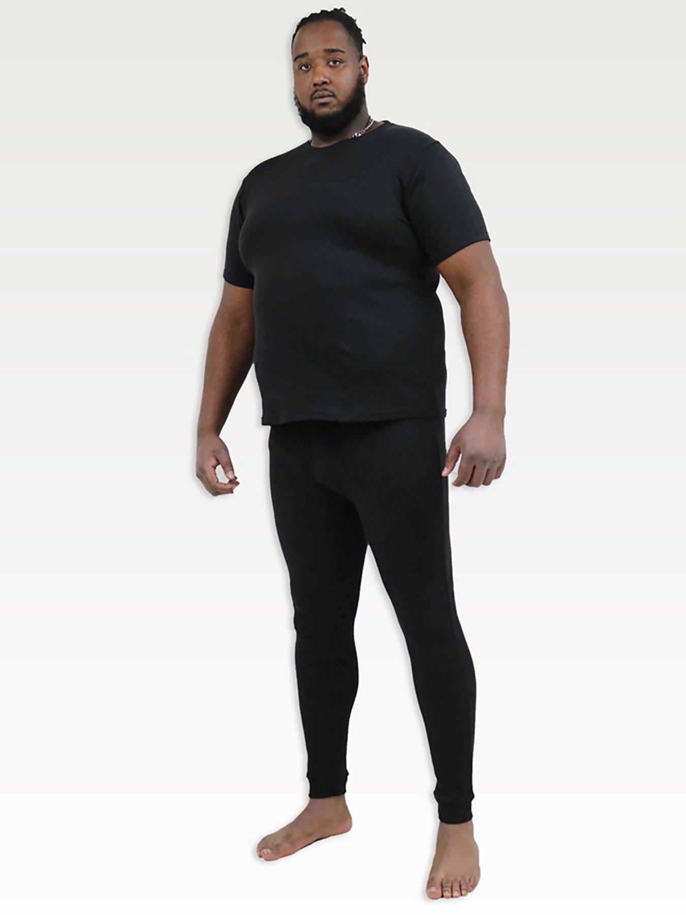 Image 2 of 5 of D555 Motherwell Thermal Short Sleeve T-Shirt- Black