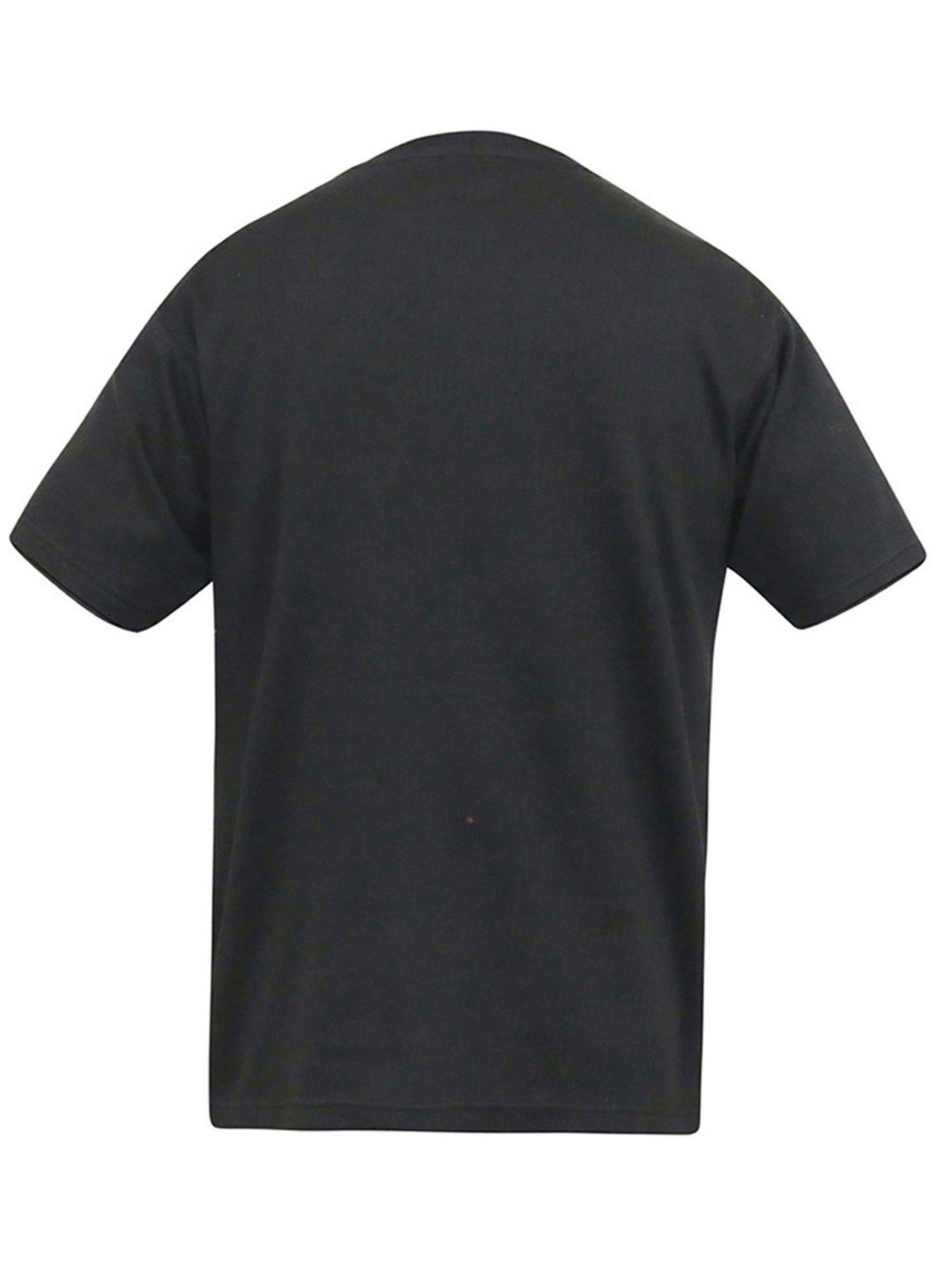Image 4 of 5 of D555 Motherwell Thermal Short Sleeve T-Shirt- Black
