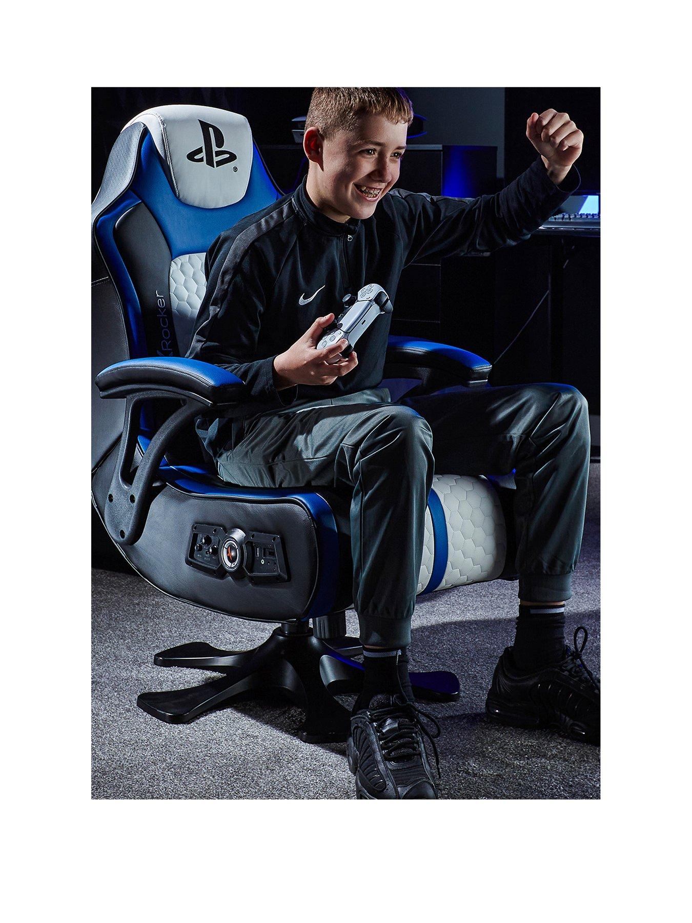 Image 2 of 6 of X Rocker XR Officially Licensed Playstation Legend 2.1 - WHITE/BLACK / BLUE