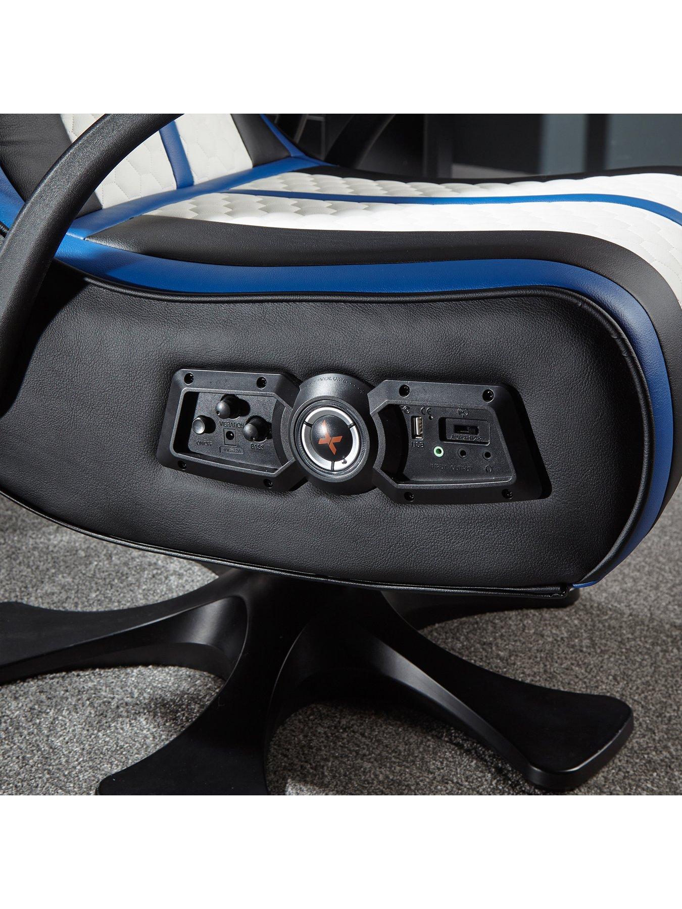 Image 5 of 6 of X Rocker XR Officially Licensed Playstation Legend 2.1 - WHITE/BLACK / BLUE