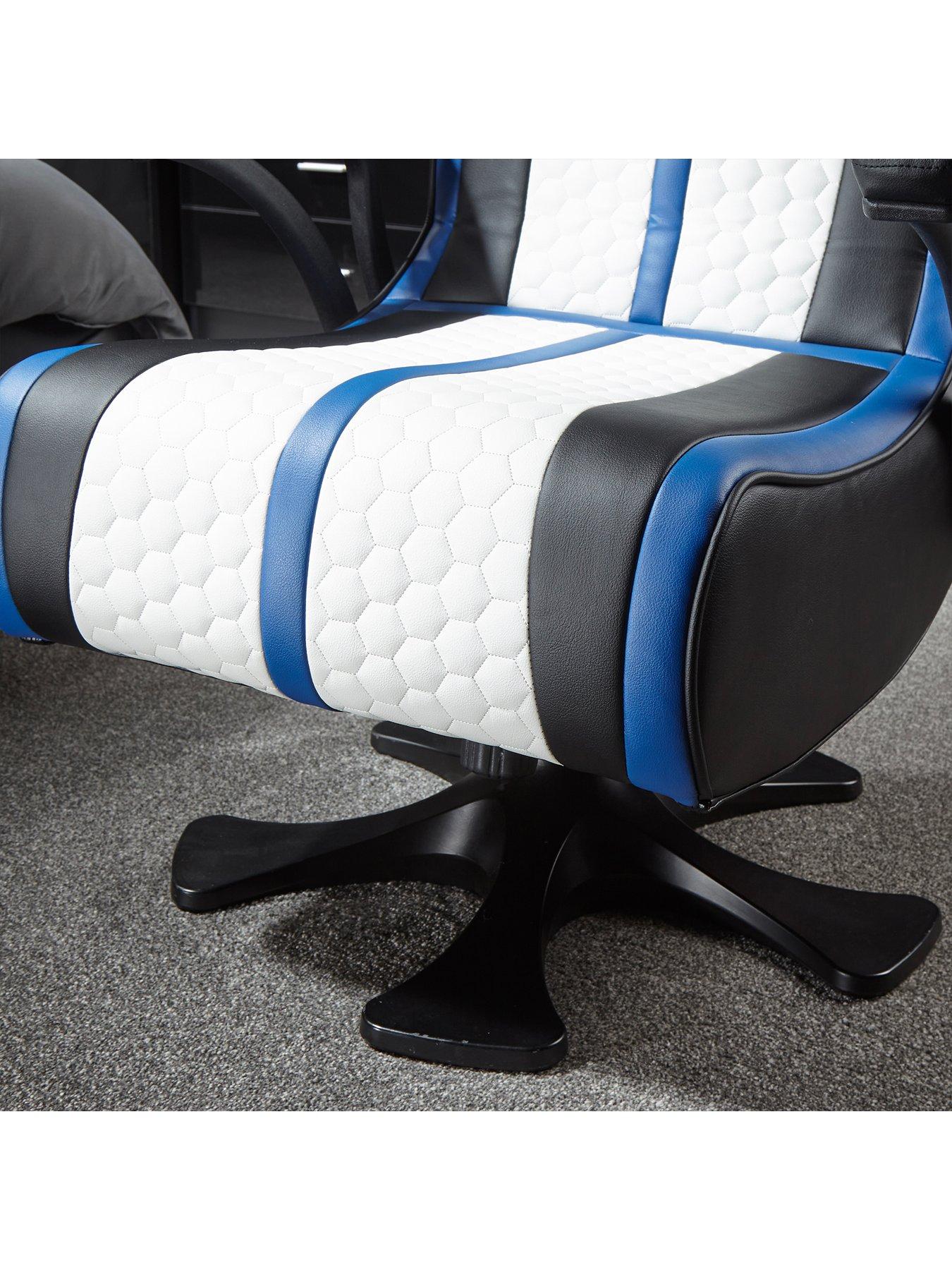 Image 6 of 6 of X Rocker XR Officially Licensed Playstation Legend 2.1 - WHITE/BLACK / BLUE