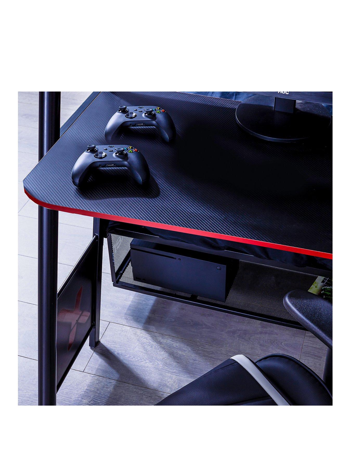  image of x-rocker-armada-dual-bunk-bednbspwith-gaming-desk-and-mattress-options-buy-amp-save
