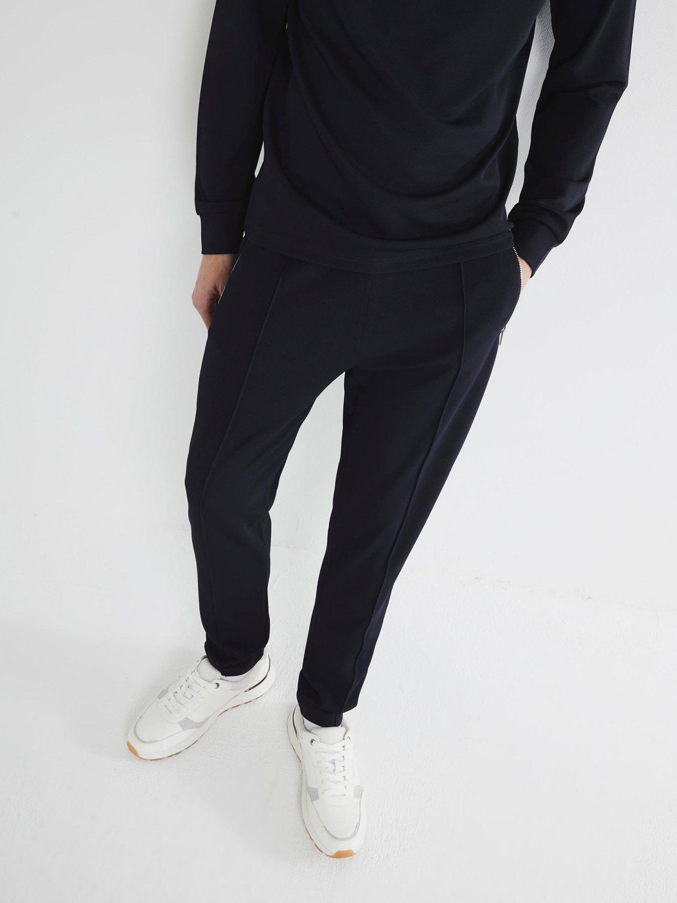 river-island-slim-twill-smart-joggers-navy