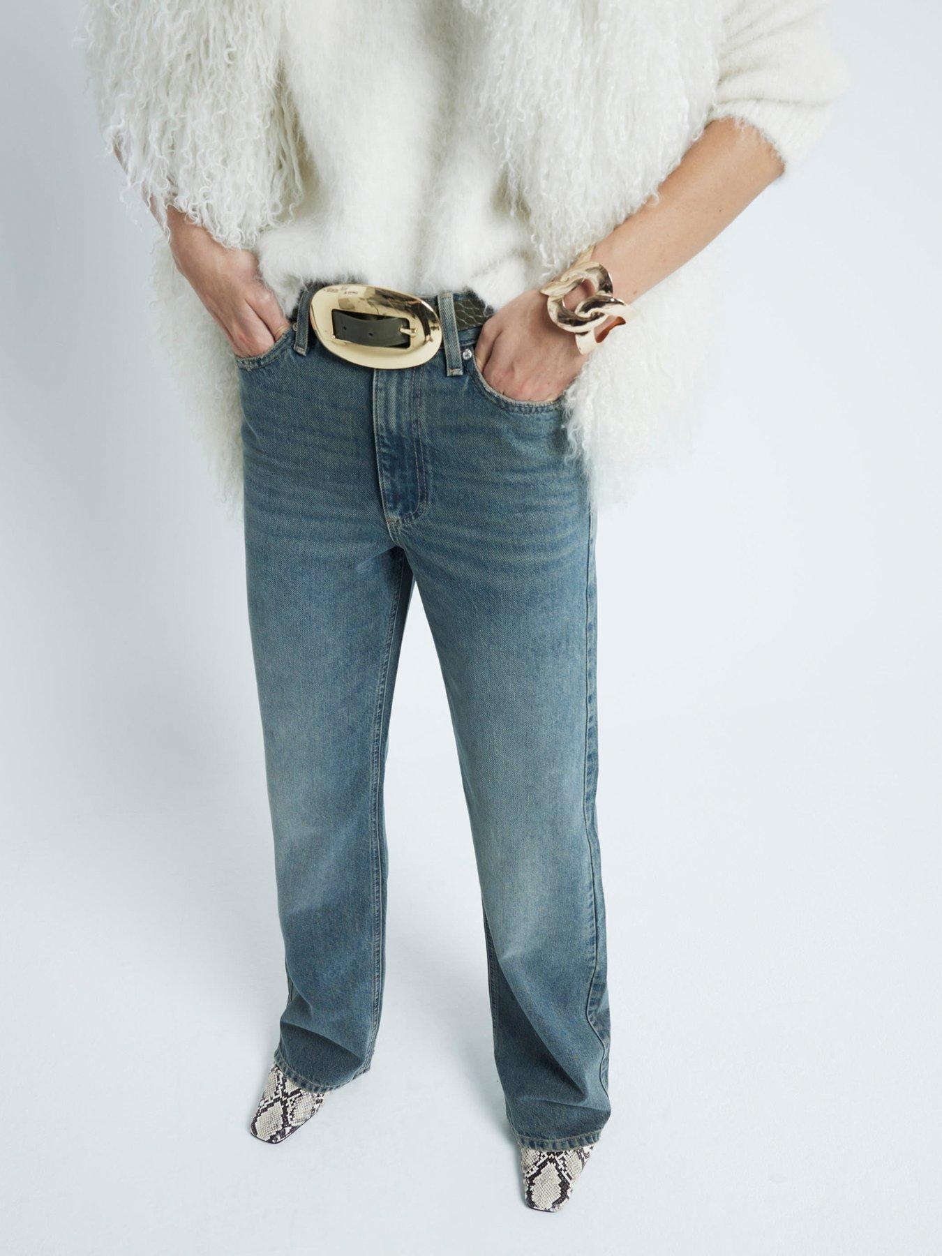  image of river-island-relaxed-straight-seaford-jeans-blue