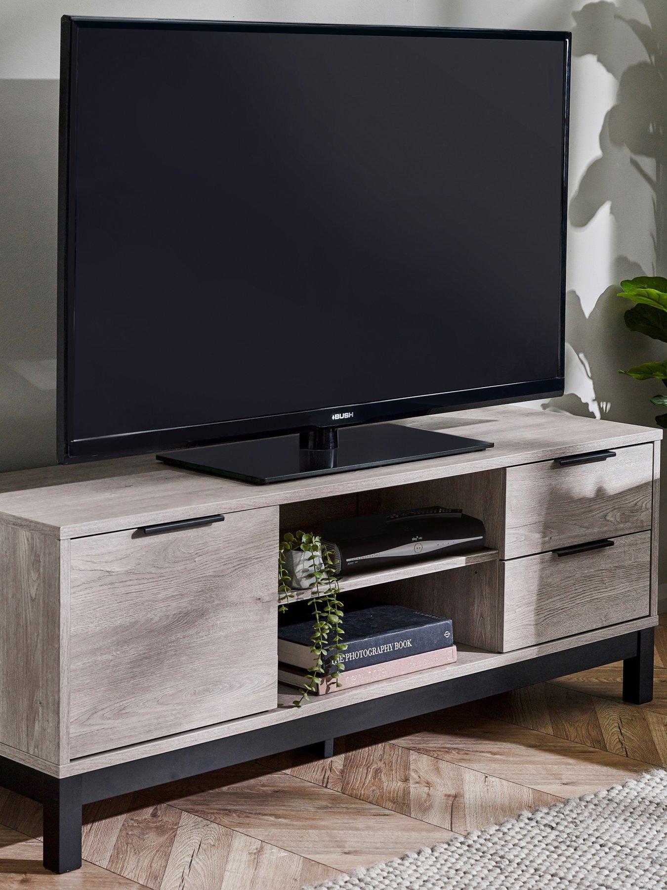  image of julian-bowen-bali-tv-unit-grey-oak