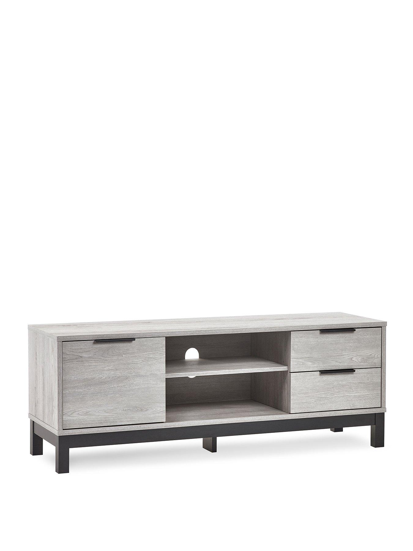  image of julian-bowen-bali-tv-unit-grey-oak