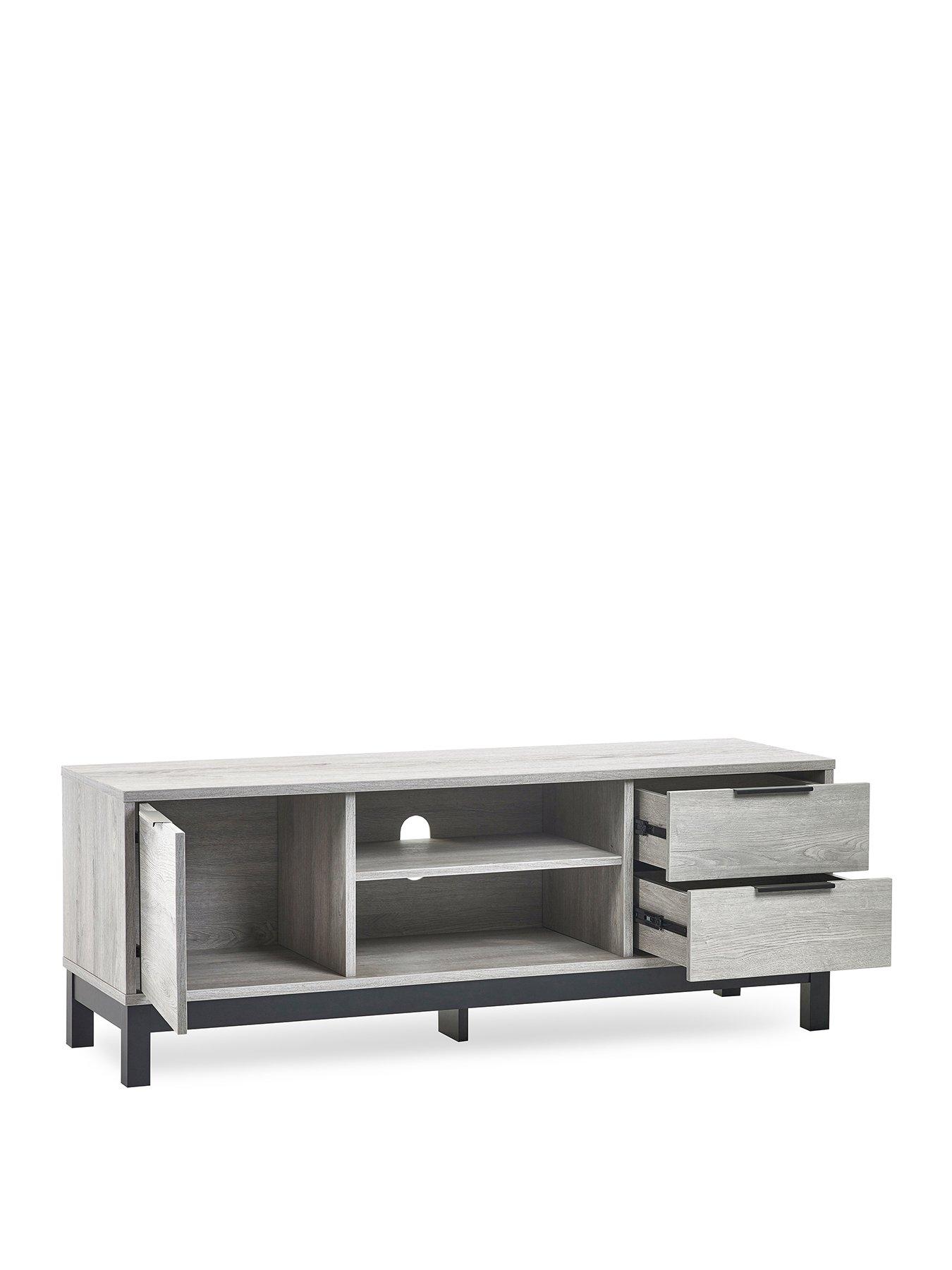  image of julian-bowen-bali-tv-unit-grey-oak