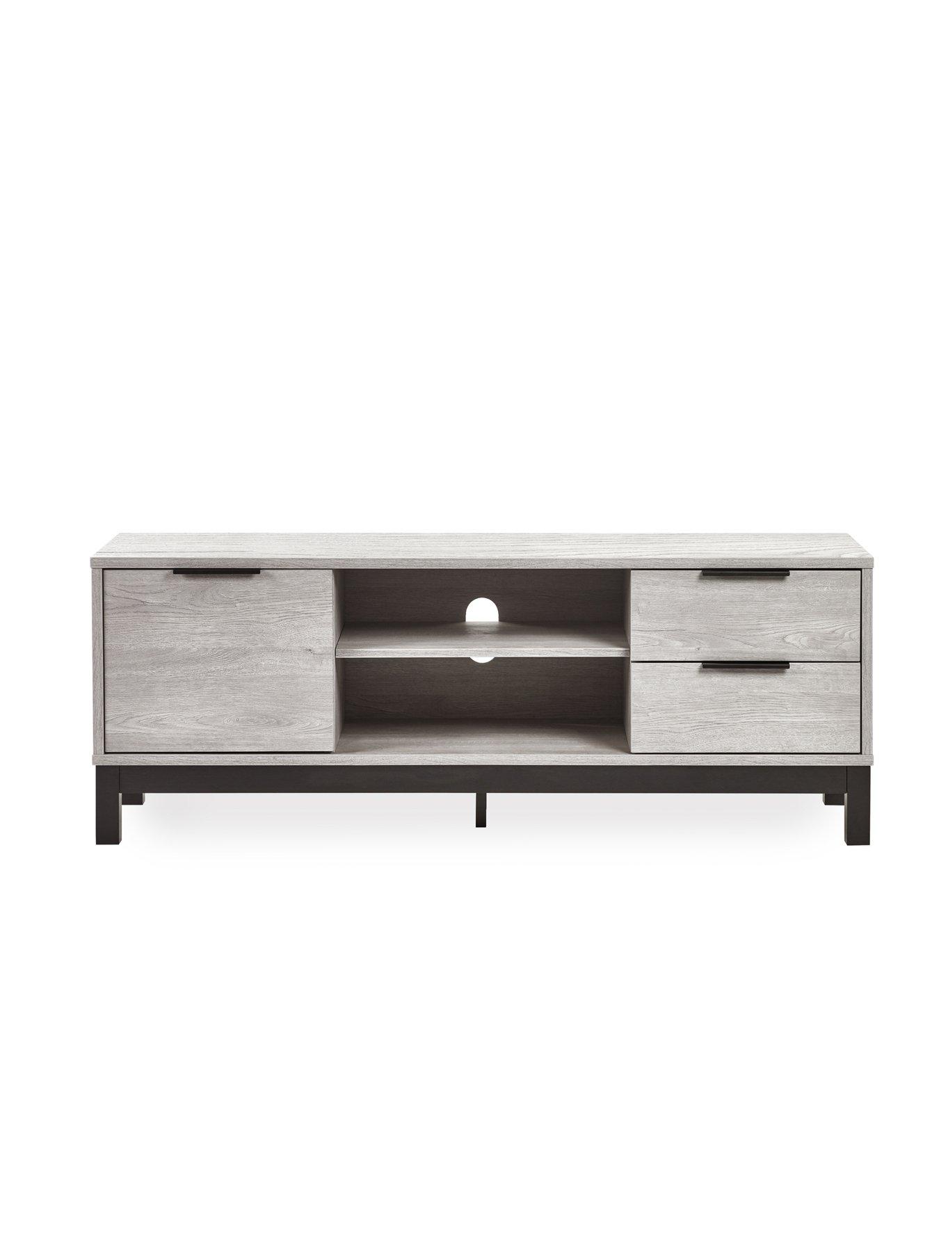  image of julian-bowen-bali-tv-unit-grey-oak