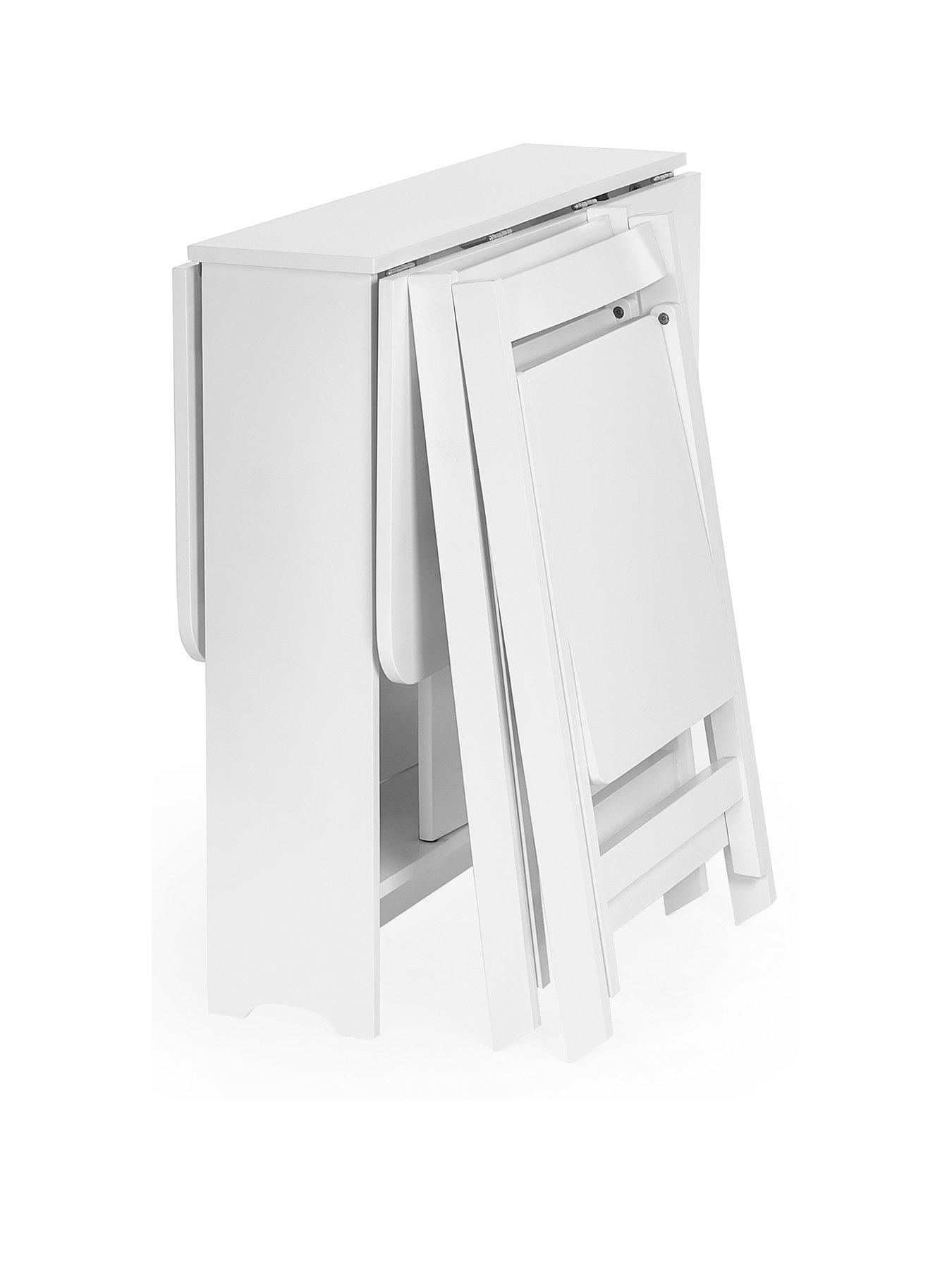 stillFront image of julian-bowen-gatan-small-gateleg-dining-table-with-2-chairs-white