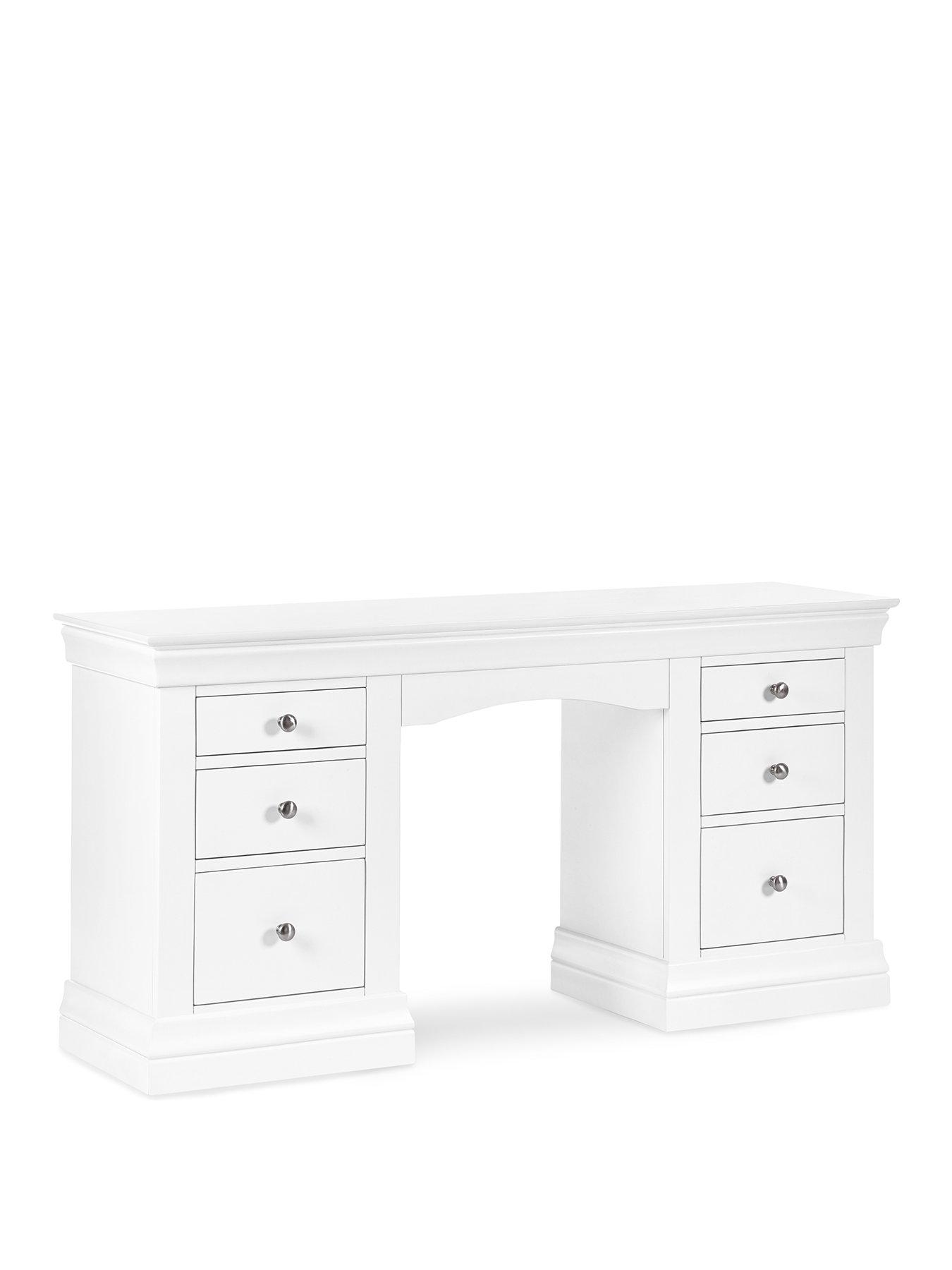  image of julian-bowen-clermont-dressing-table-white